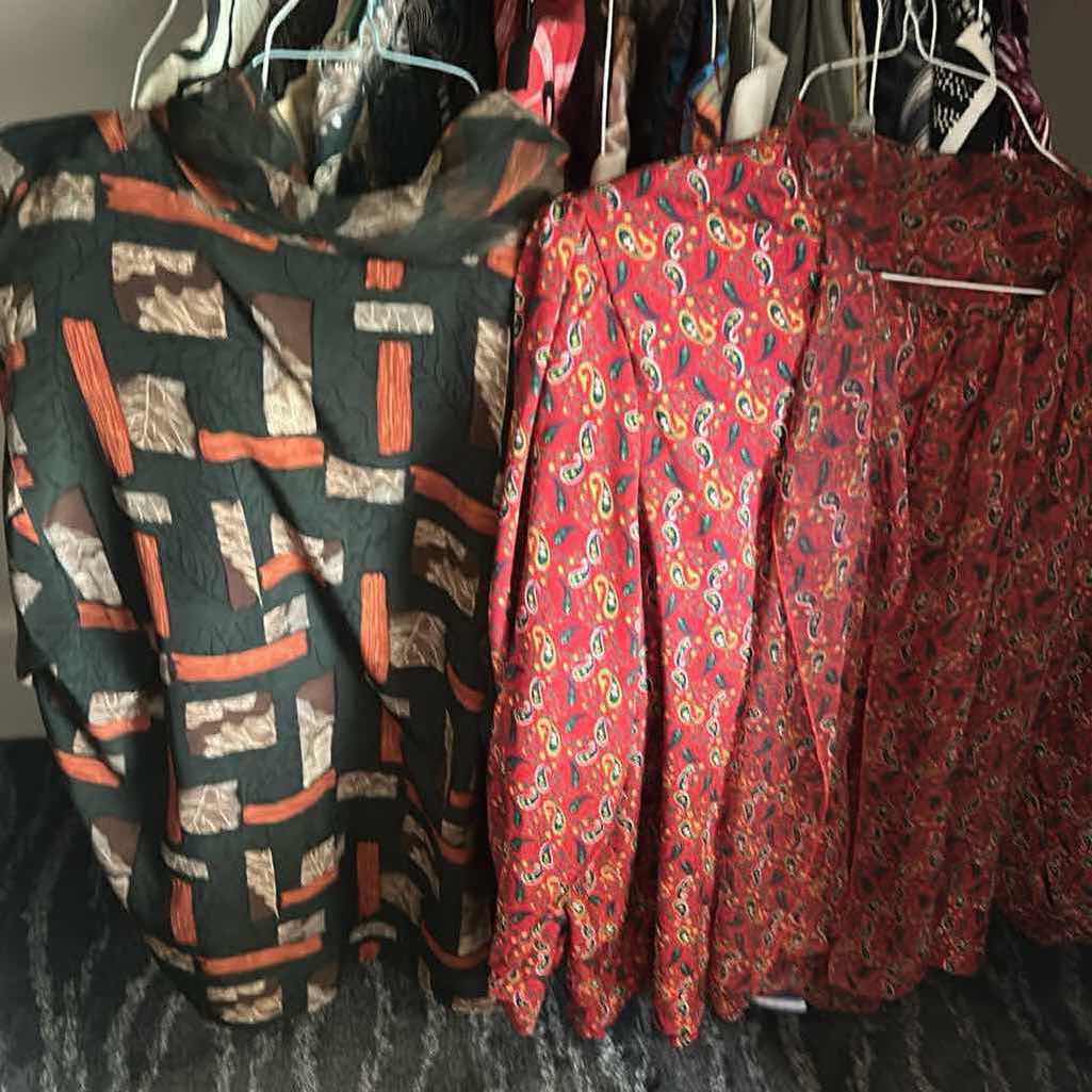 Photo 1 of 14- COLORFUL SHIRTS BLOUSES SIZE LARGE