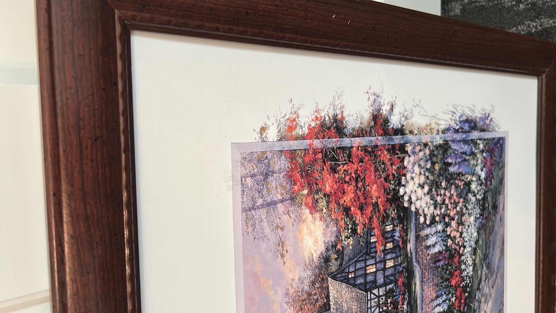 Photo 1 of BRIWN FRAMED PRINT 33" X 26"