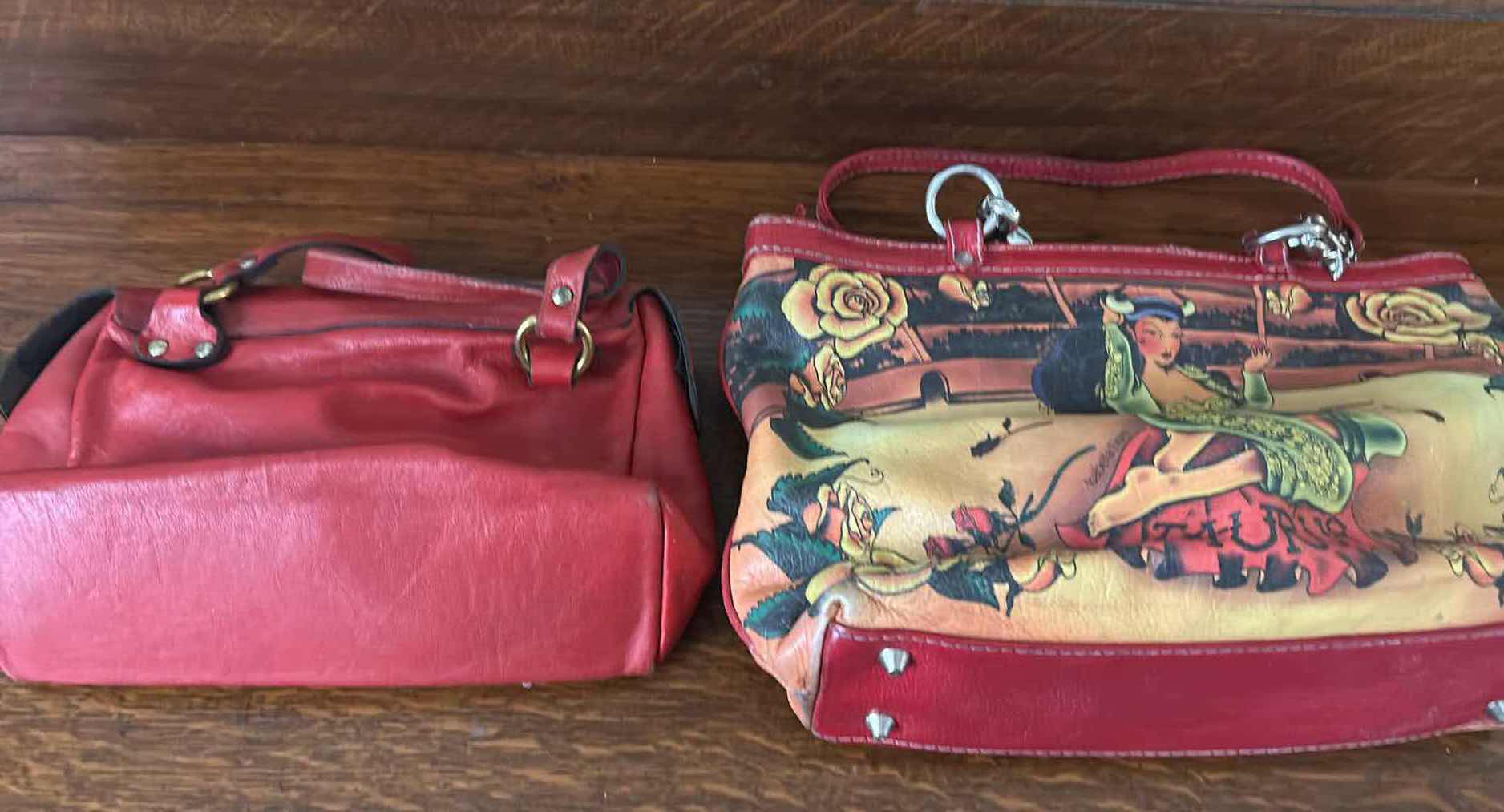 Photo 1 of 2- RED HANDBAGS "ISABELLA FIORE"