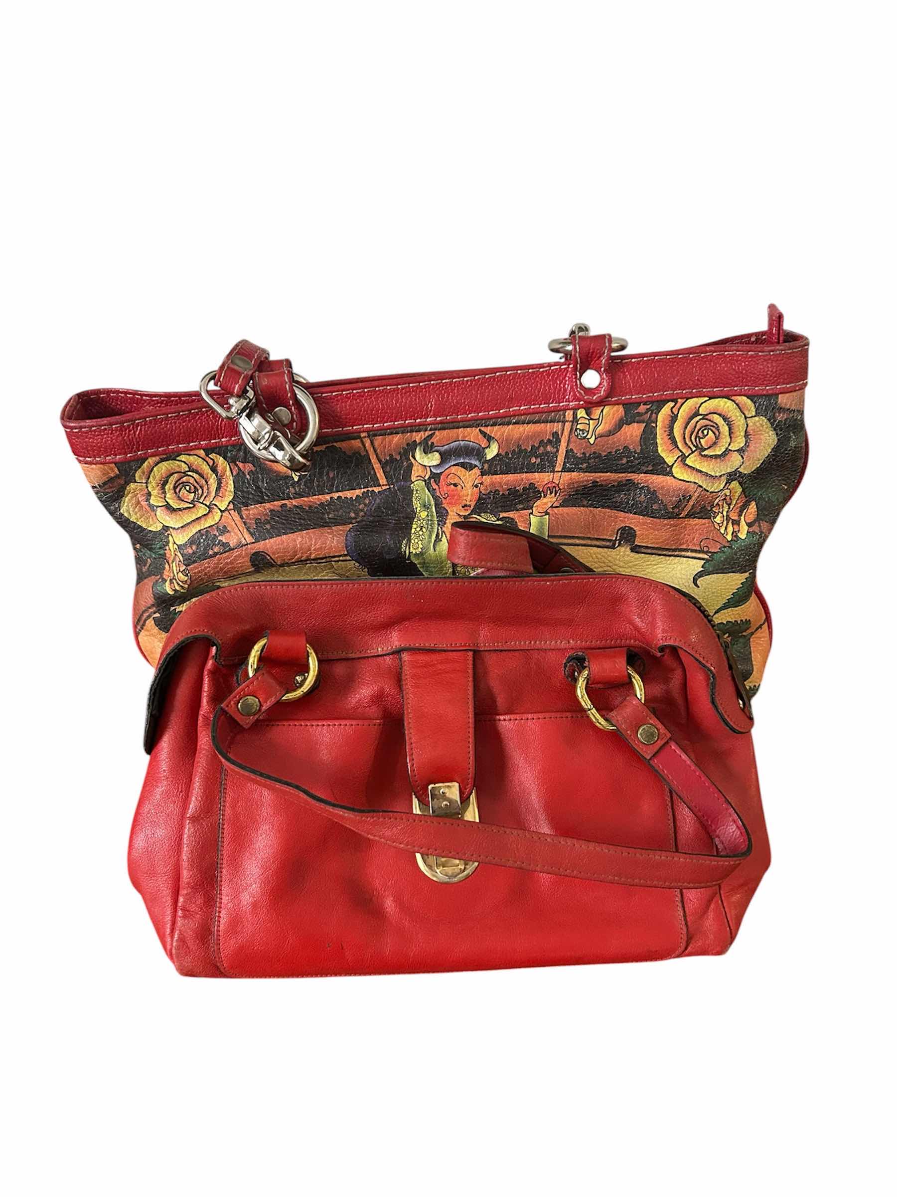 Photo 1 of 2- RED HANDBAGS "ISABELLA FIORE"