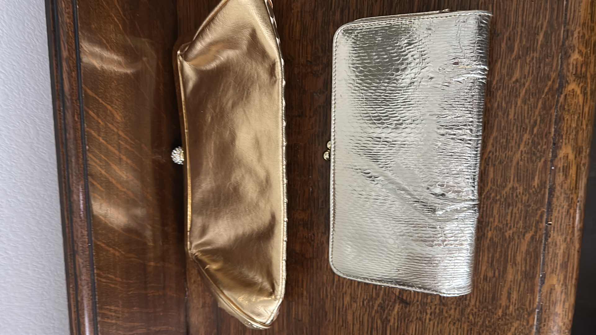 Photo 1 of 5- COLLECTION OF GOLD EVENING CLUTCHES