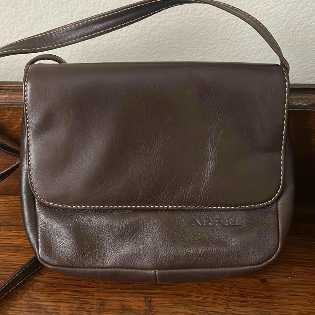 Photo 1 of 4- VINTAGE LEATHER BROWN HANDBAGS ESPRIT & OTHER STYLES