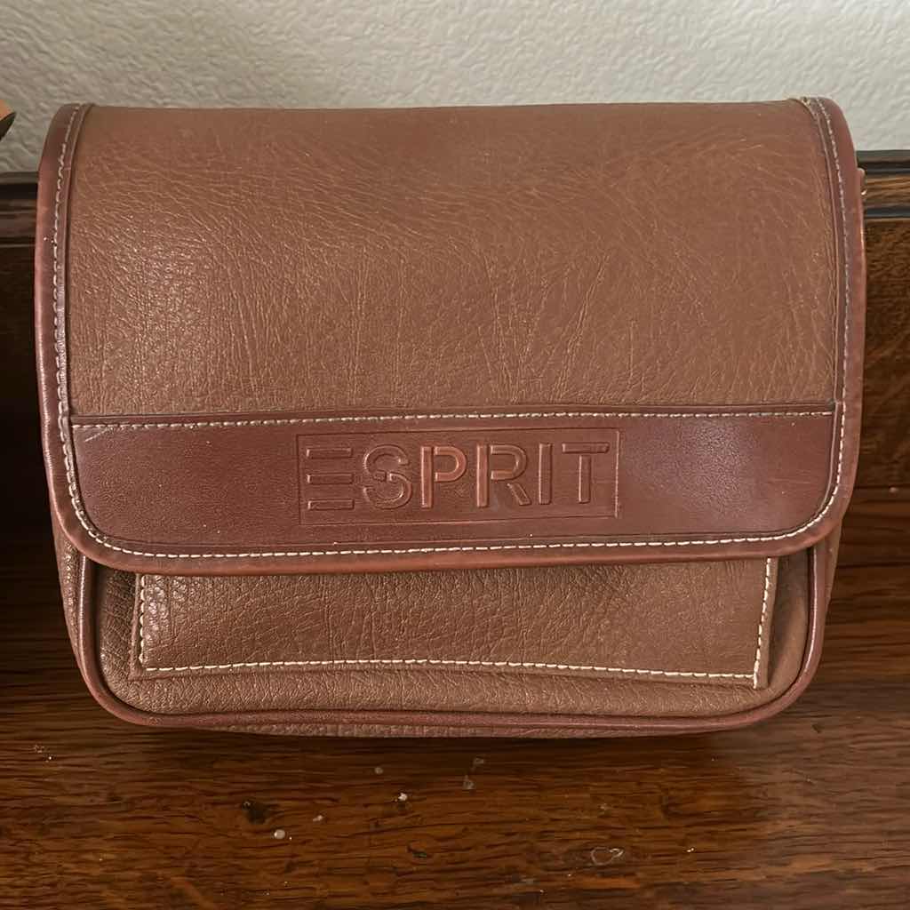 Photo 1 of 4- VINTAGE LEATHER BROWN HANDBAGS ESPRIT & OTHER STYLES