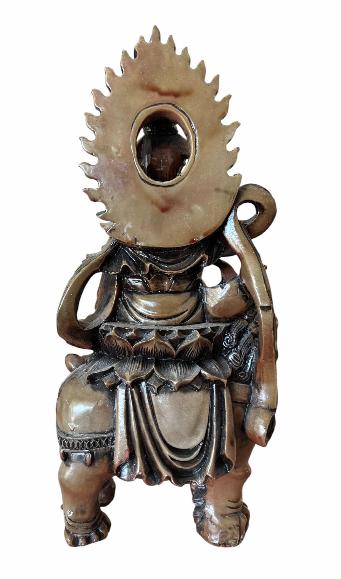 Photo 1 of “DRAGON GUANYIN” STATUE 11”H