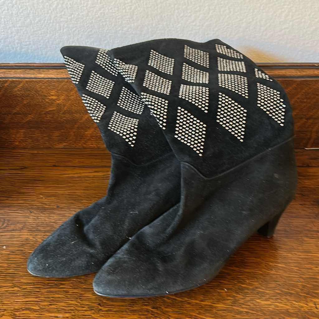 Photo 1 of 3- BLACK CALF BOOTS (6.5)