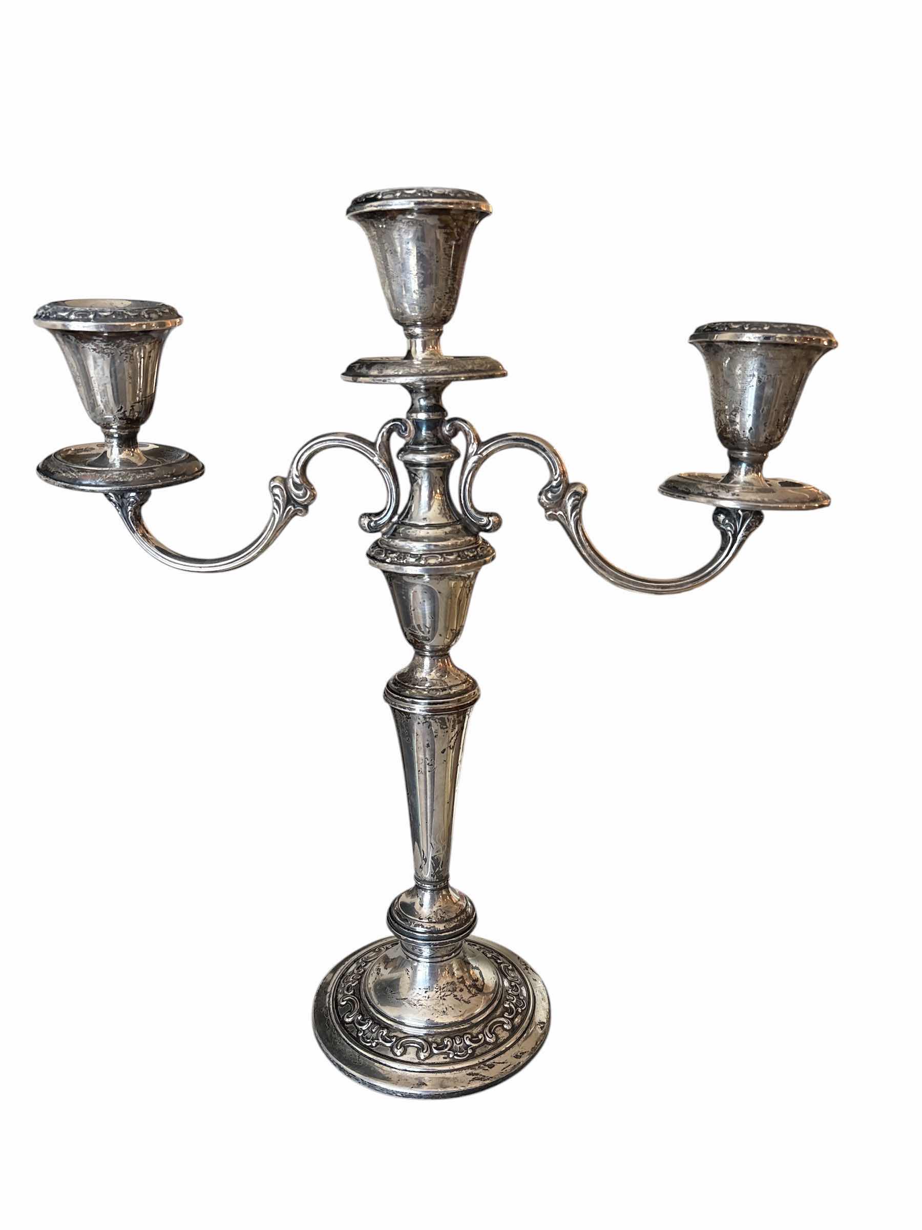 Photo 1 of VINTAGE STERLING SILVER CANDELABRA GORHAM BUTTERCUP CANDLE HOLDERS H13”