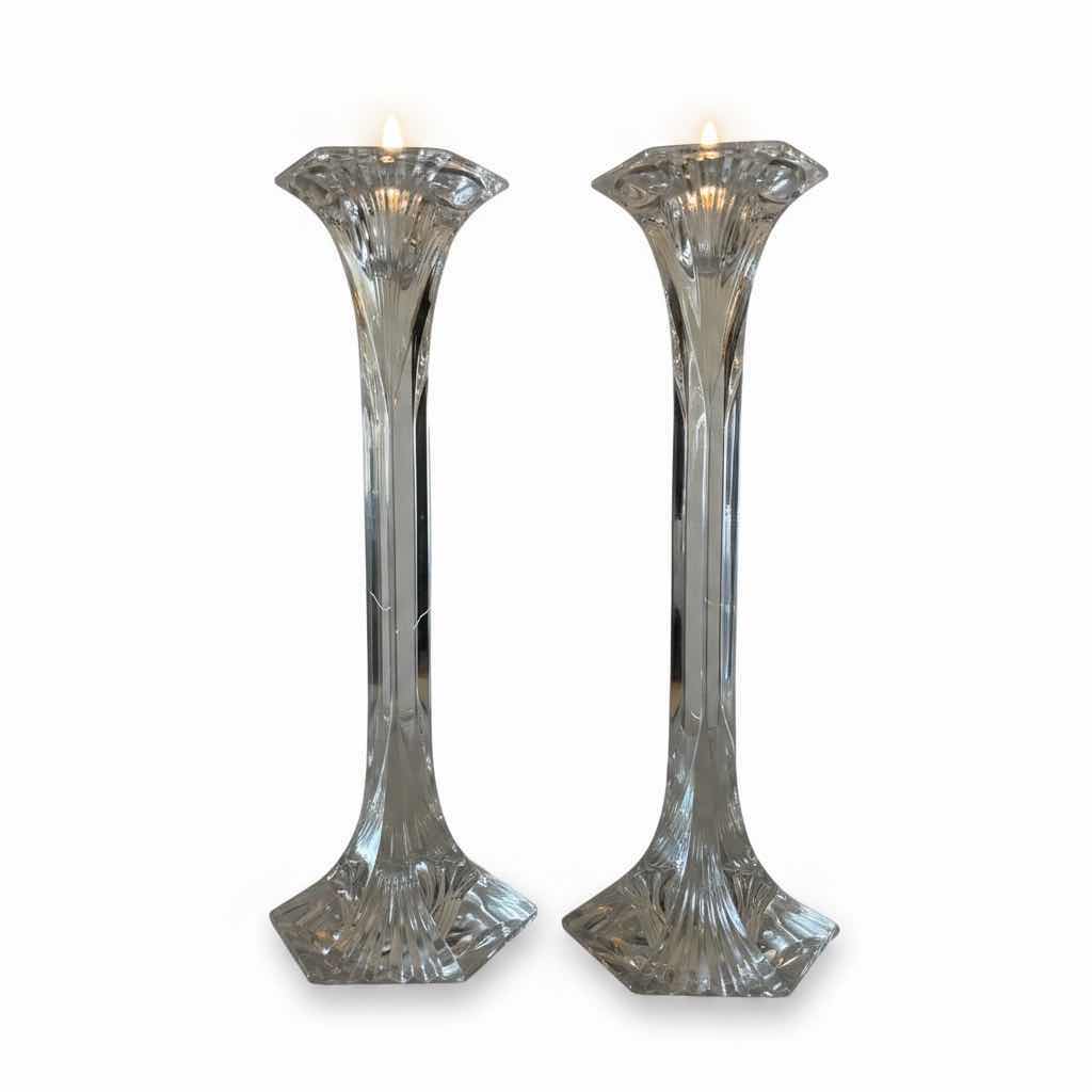 Photo 1 of (2)PCS MIKASA CANDLESTICK HOLDERS H12”