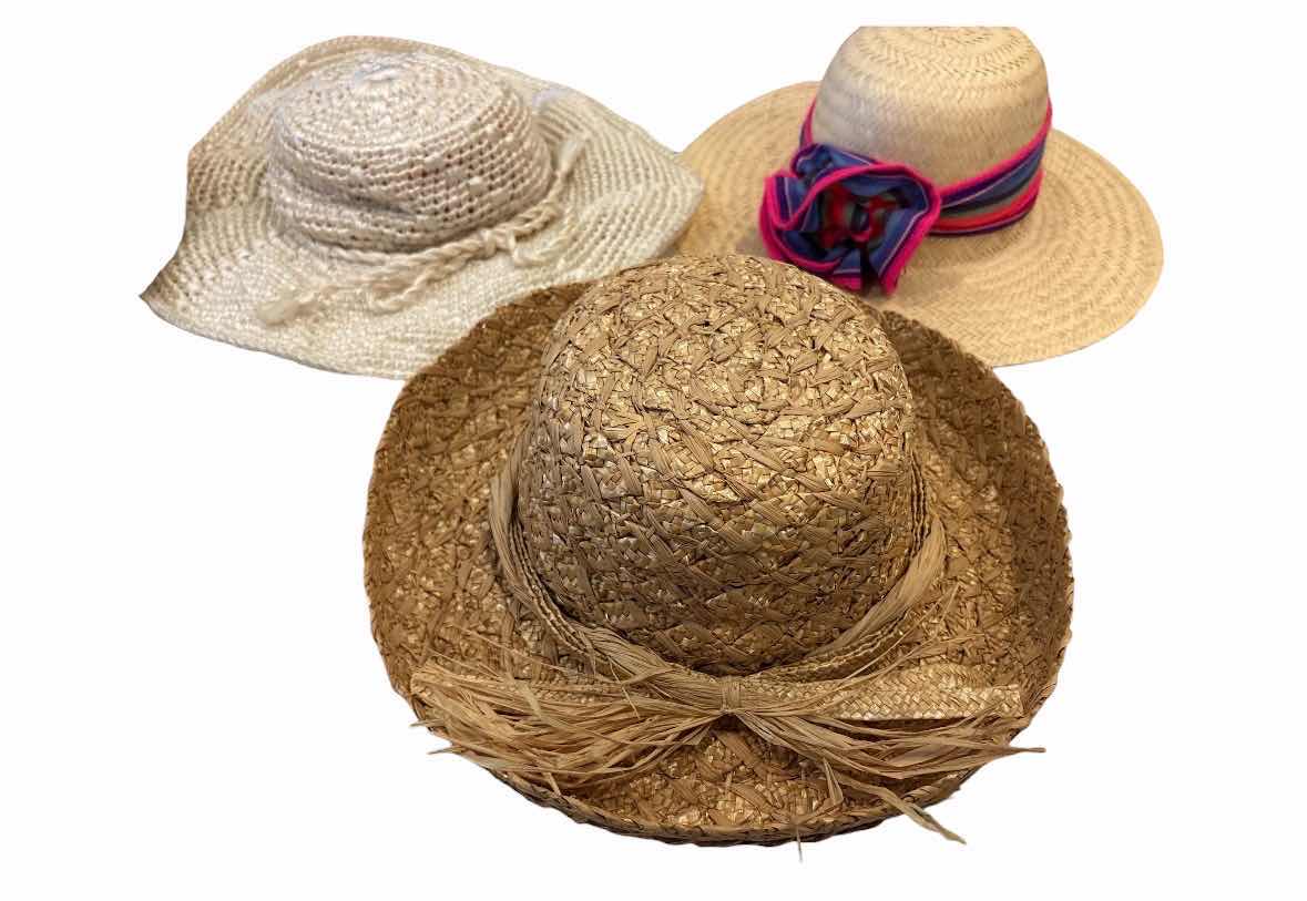 Photo 1 of (8)PCS WOMENS STRAW SUN HATS