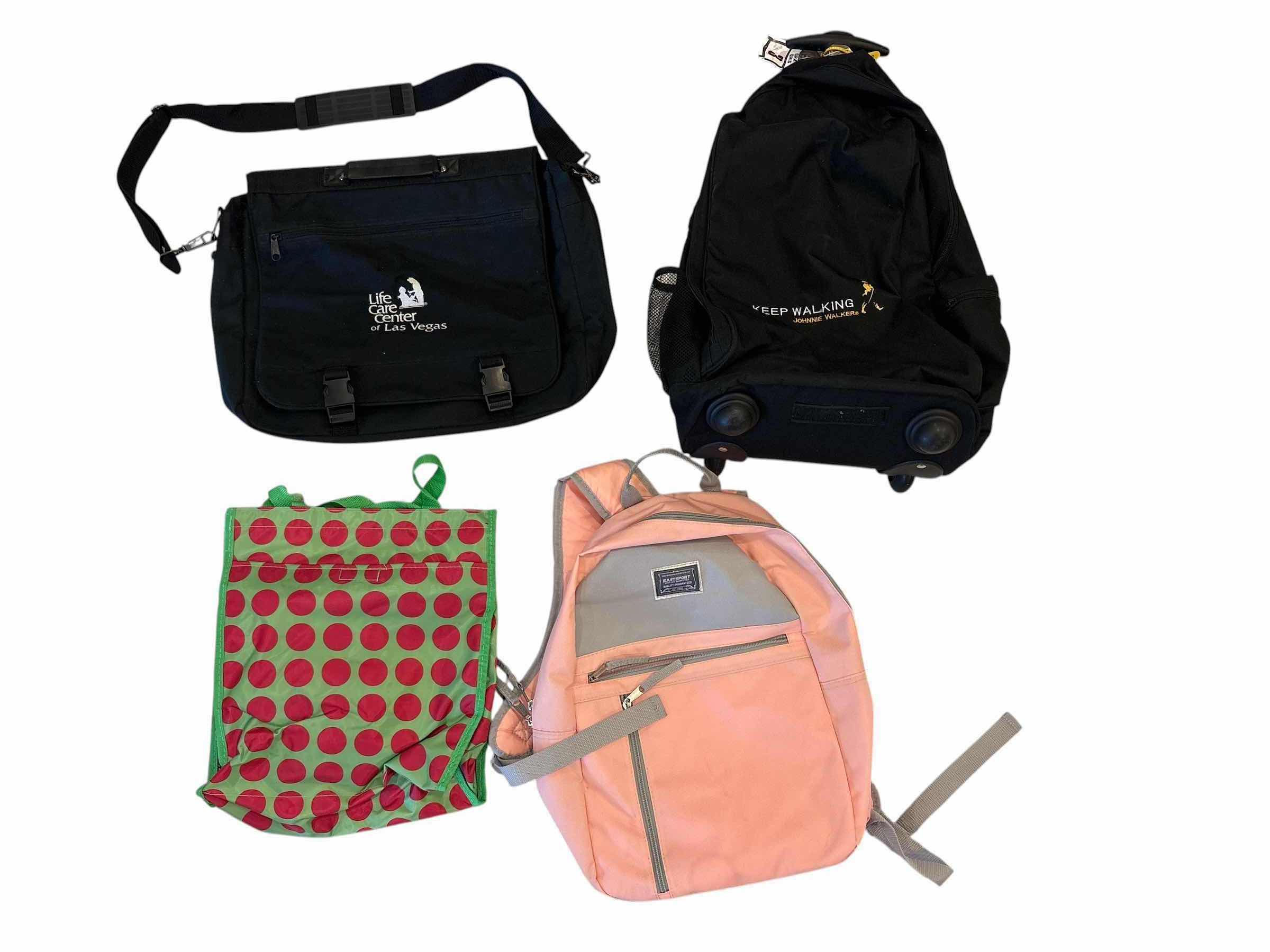 Photo 1 of (4)PCS BACKPACK,BAG& ROLLING BAG H17”