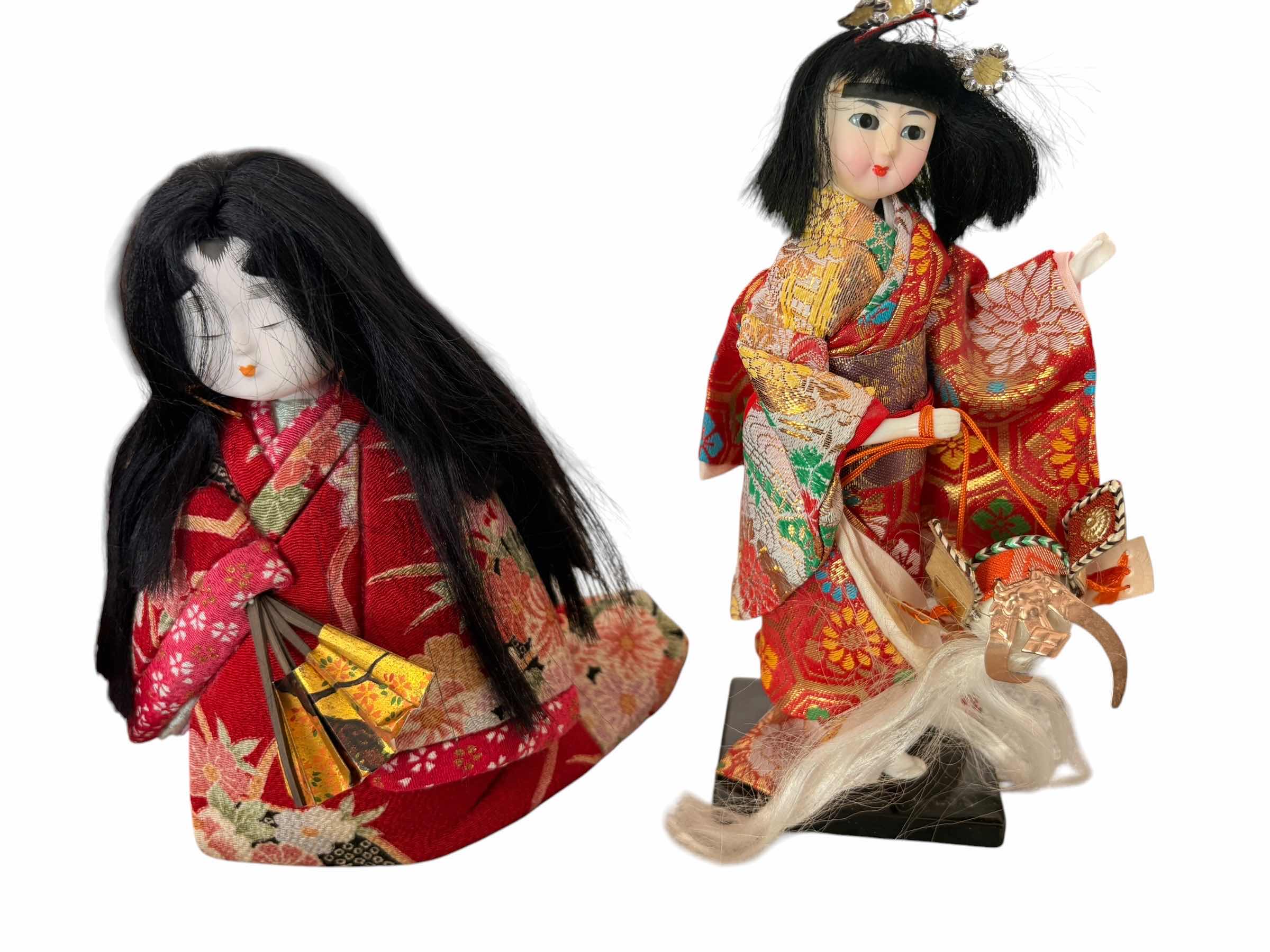 Photo 1 of (3)PCS JAPANESE DOLL H15”