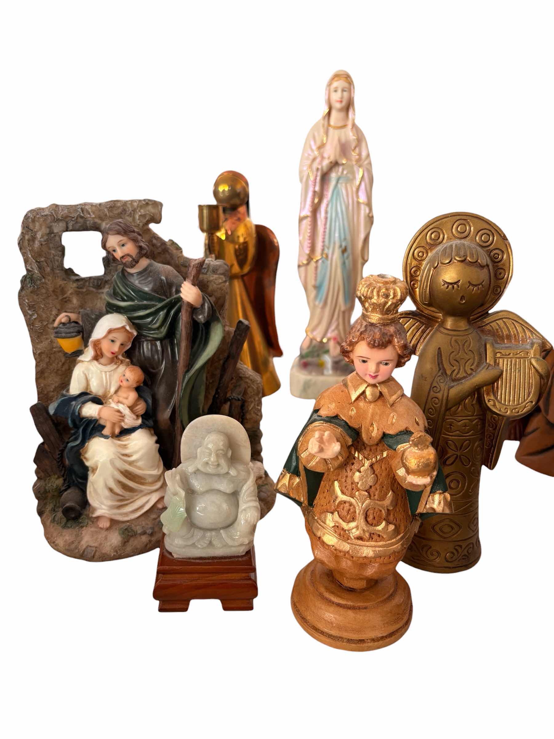 Photo 1 of (8)PCS RELIGIOUS FIGURINES