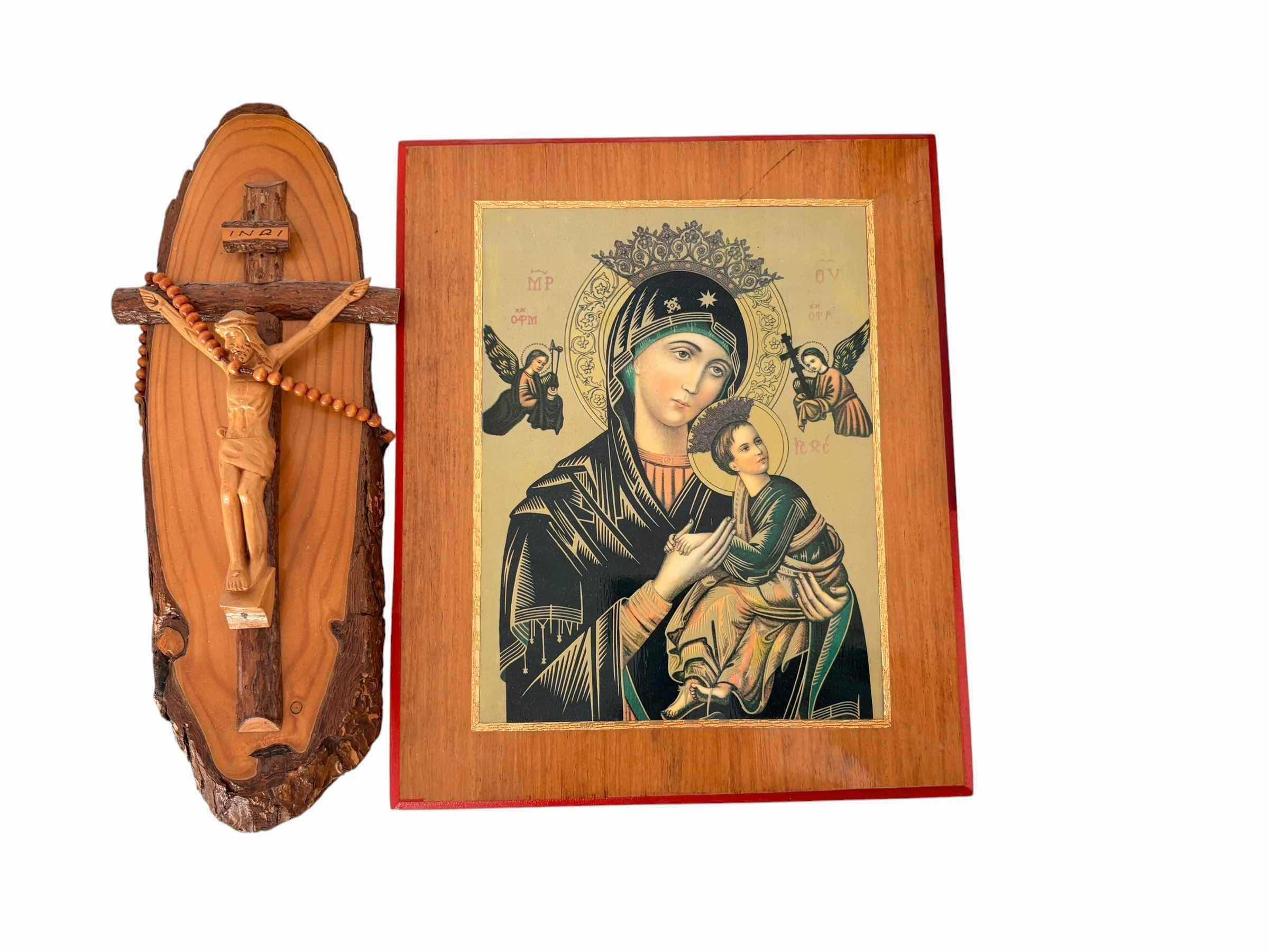 Photo 1 of (8)PCS RELIGIOUS FIGURINES
