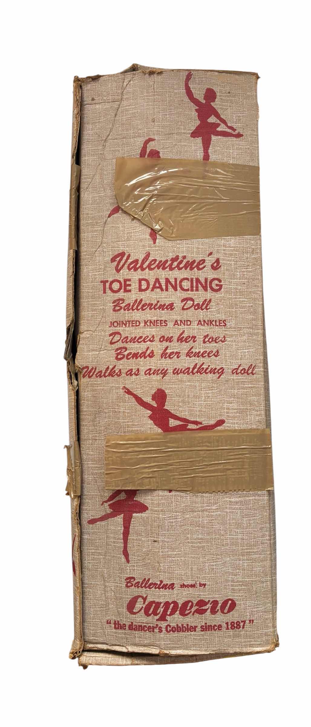 Photo 1 of VINTAGE VALENTINES TOE DANCING DOLL H19”