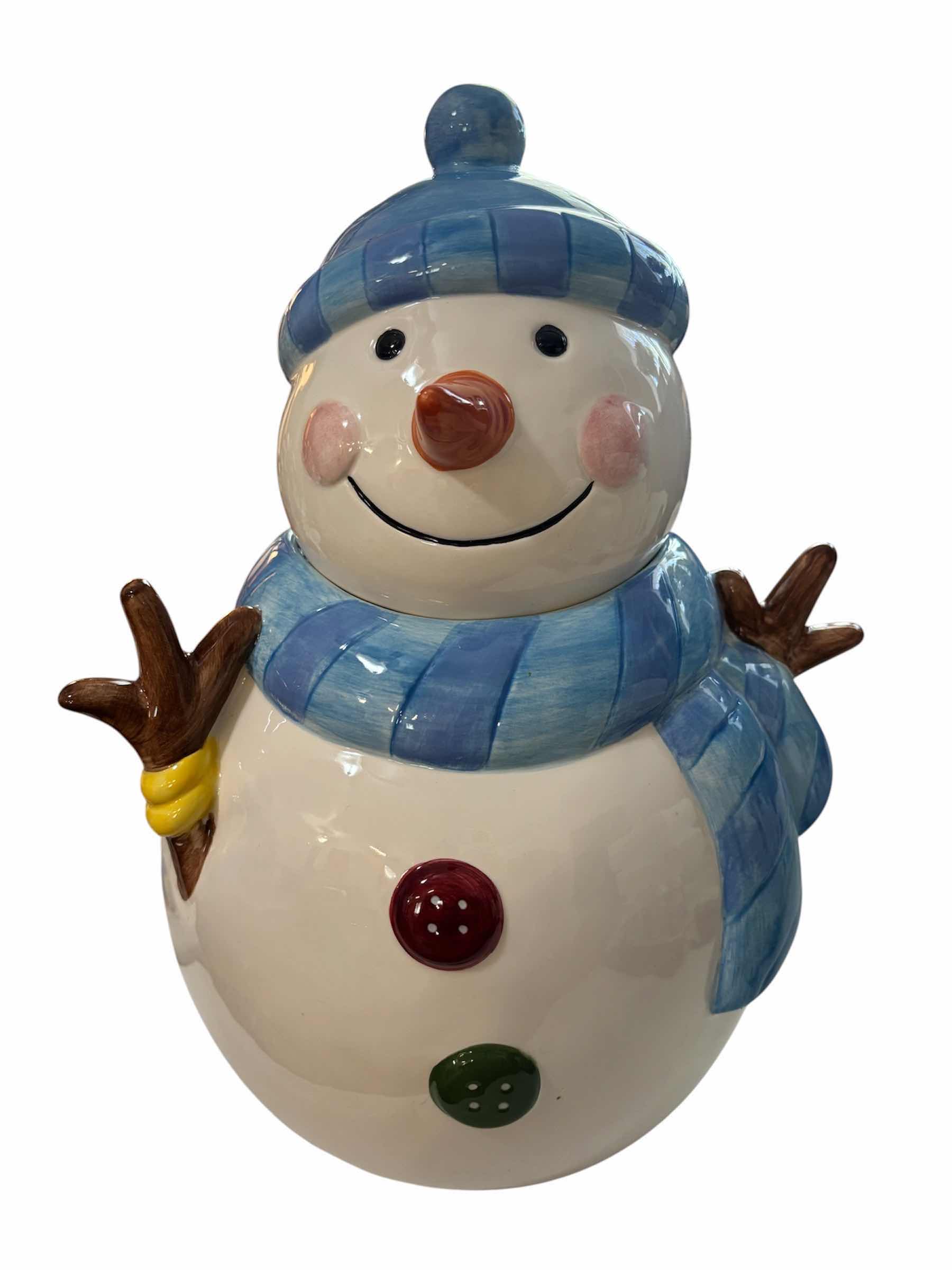 Photo 1 of TABLETOPS LIFESTYLES HOLIDAY COOKIE JAR H14” $60