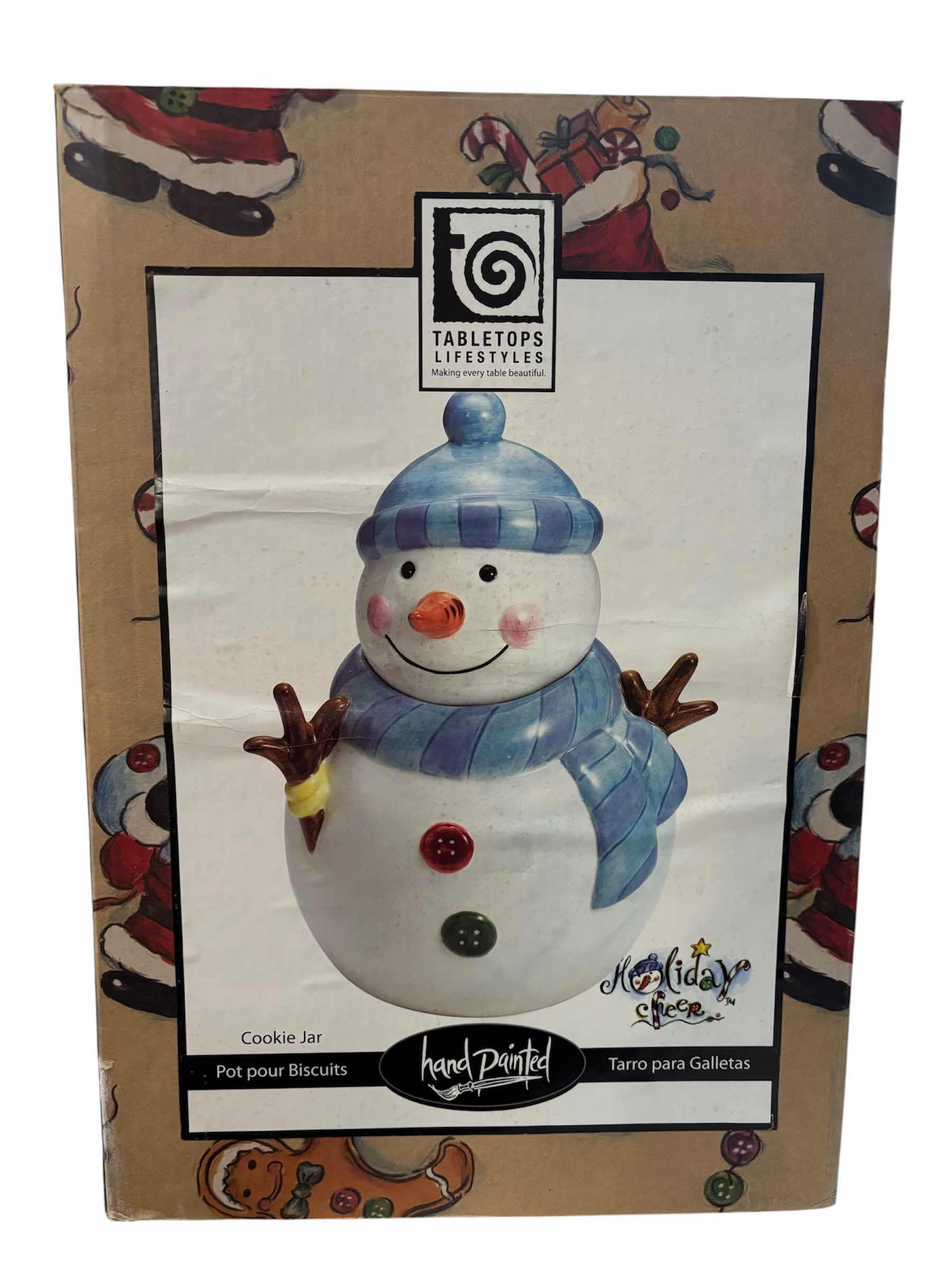 Photo 1 of TABLETOPS LIFESTYLES HOLIDAY COOKIE JAR H14” $60