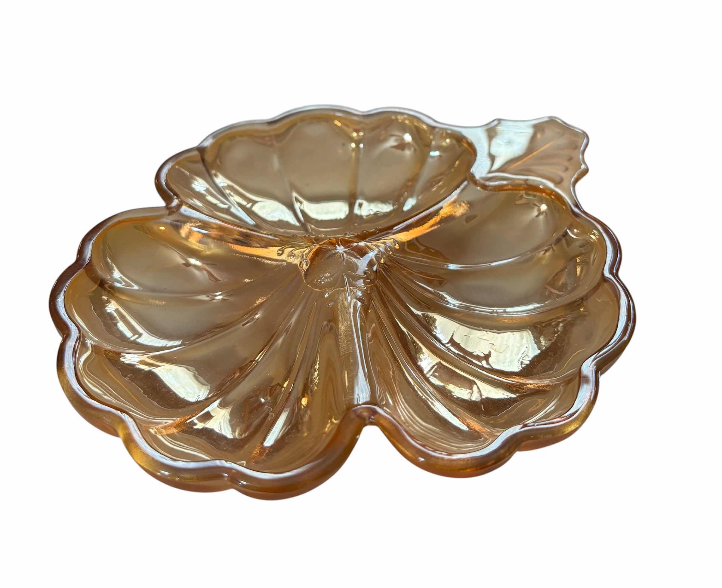Photo 1 of VINTAGE DISHES (2) & CANDLE STICK HOLDERS (2)