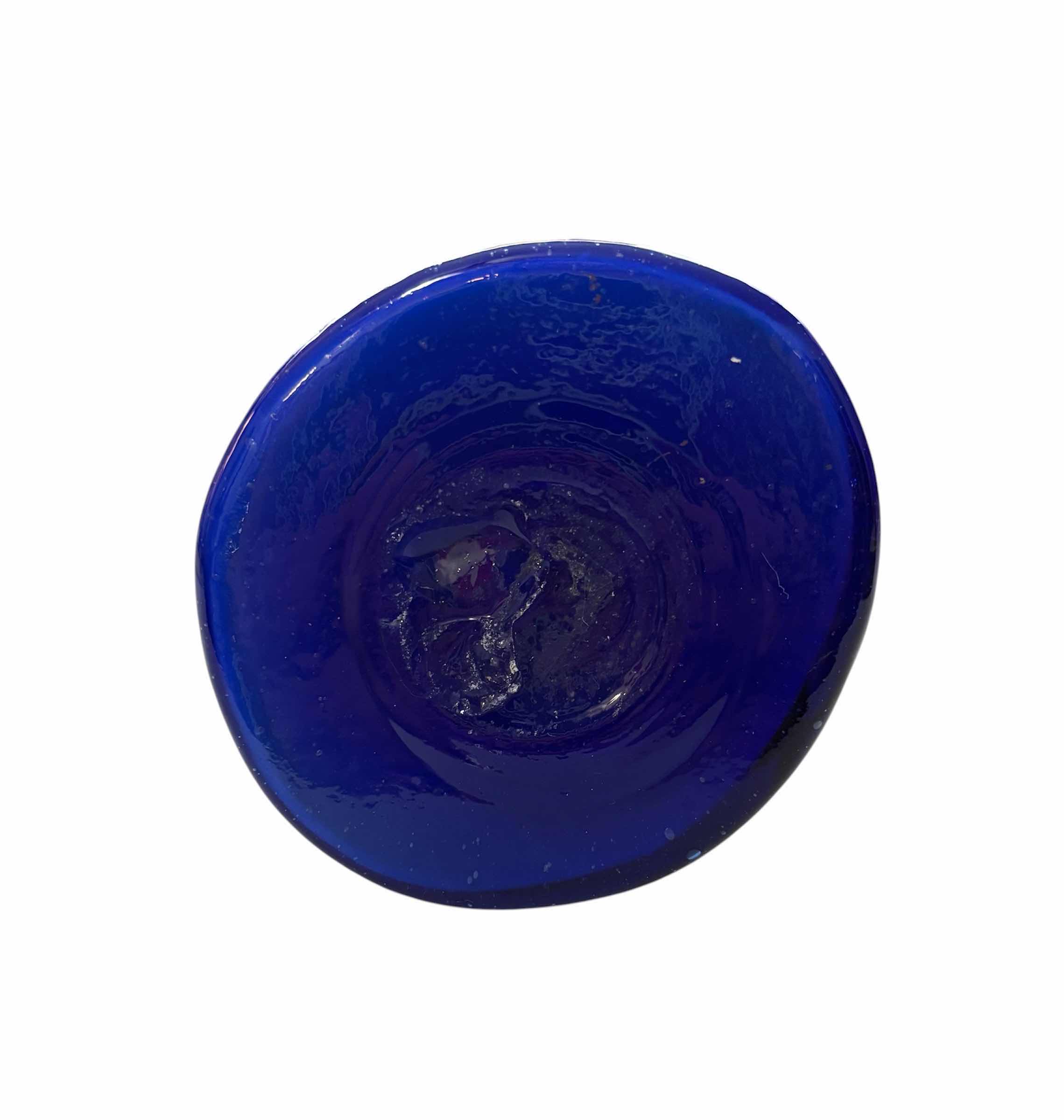 Photo 1 of VINTAGE VICTORIAN STYLED HAND BLOWN GLASS VASE H9” $100