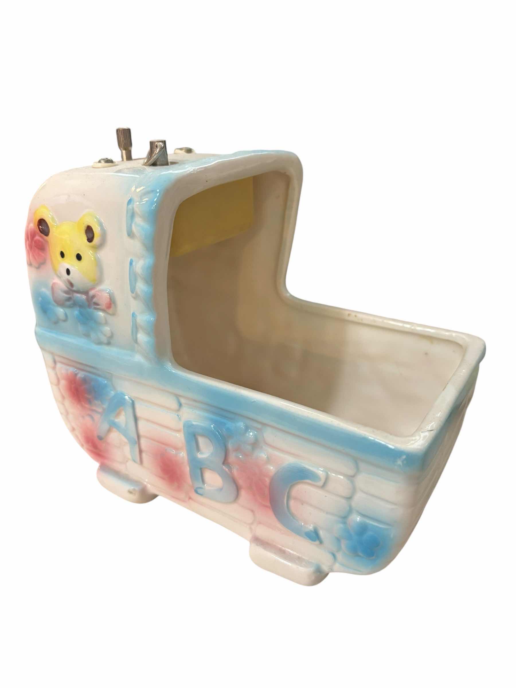 Photo 1 of BABY THEMED VINTAGE MUSICAL BOXES (3) H6”