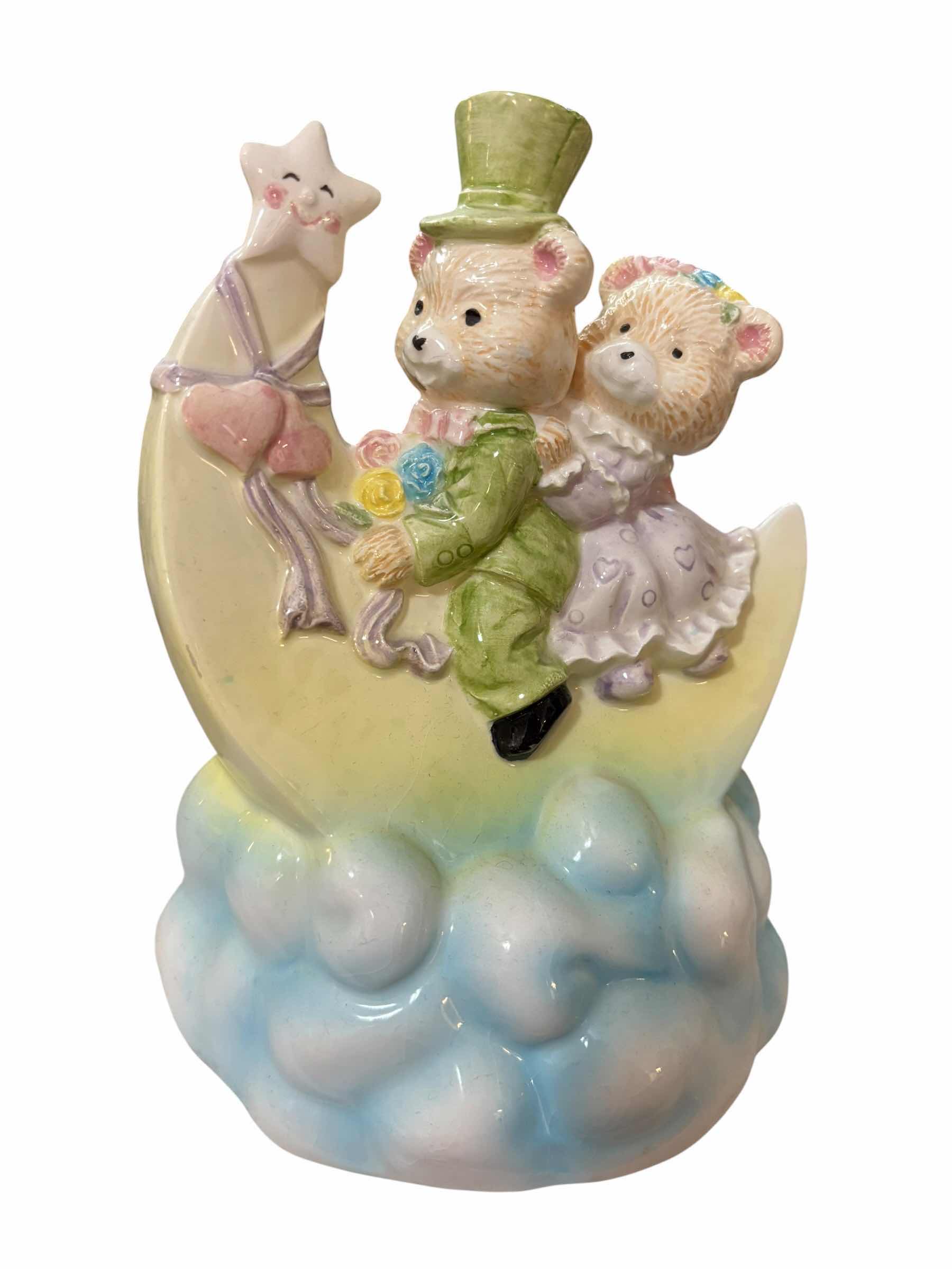 Photo 1 of BABY THEMED VINTAGE MUSICAL BOXES (3) H6”