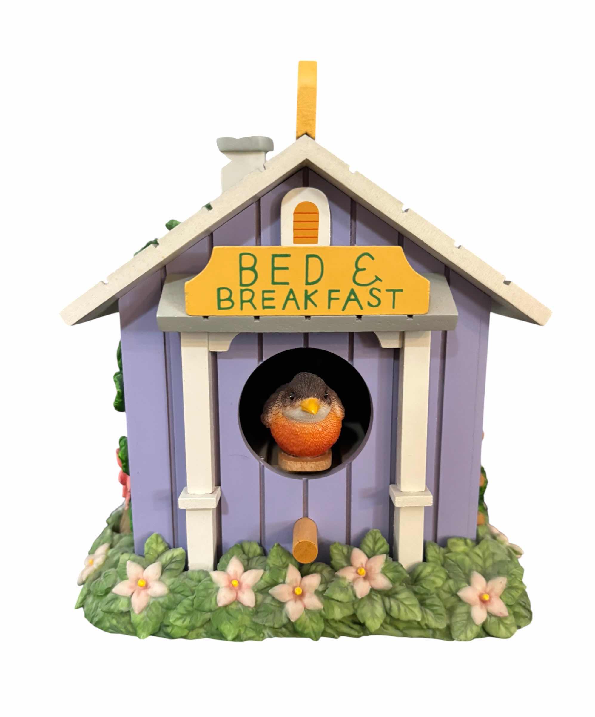 Photo 1 of DECORATIVE METAL HOUSE H7” & ROBINS NEST H6”