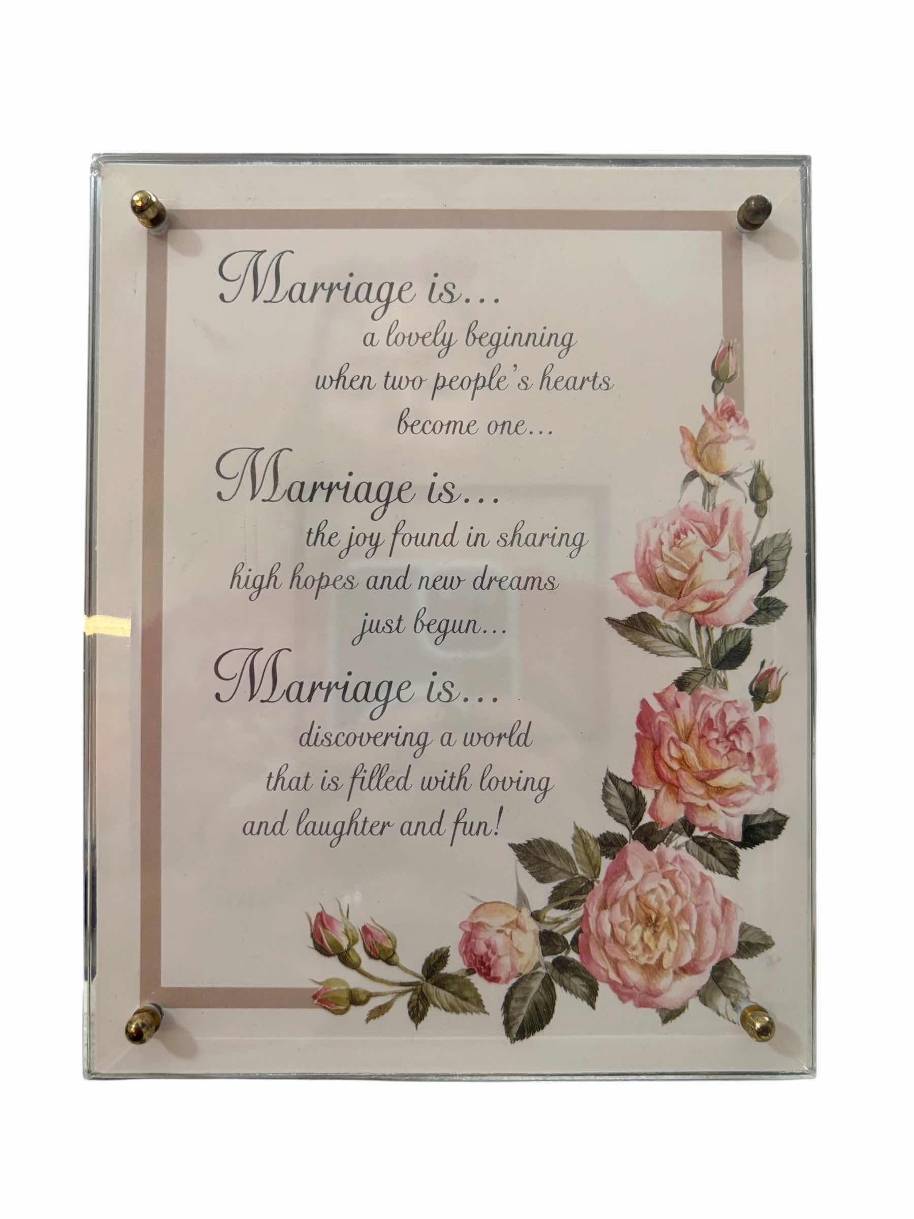 Photo 1 of COLLECTION OF WEDDING & ANNIVERSARY DECORATIVE MUSICAL PLAQUES (3) & MUSICAL COUPLES STATUE H9” (IN ORIGINAL BOX)