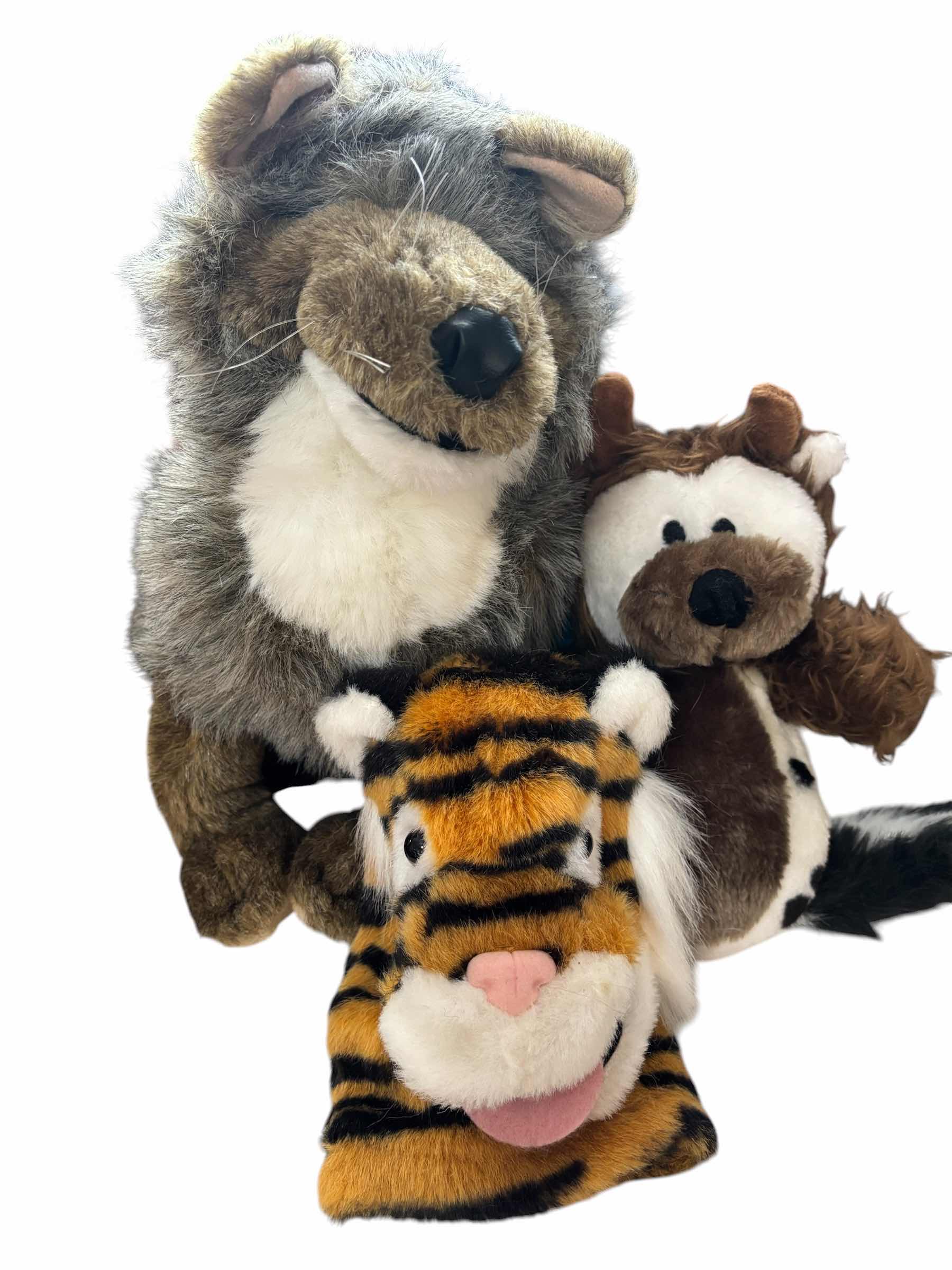 Photo 1 of STUFFED ANIMALS WITH TWO PUPPETS