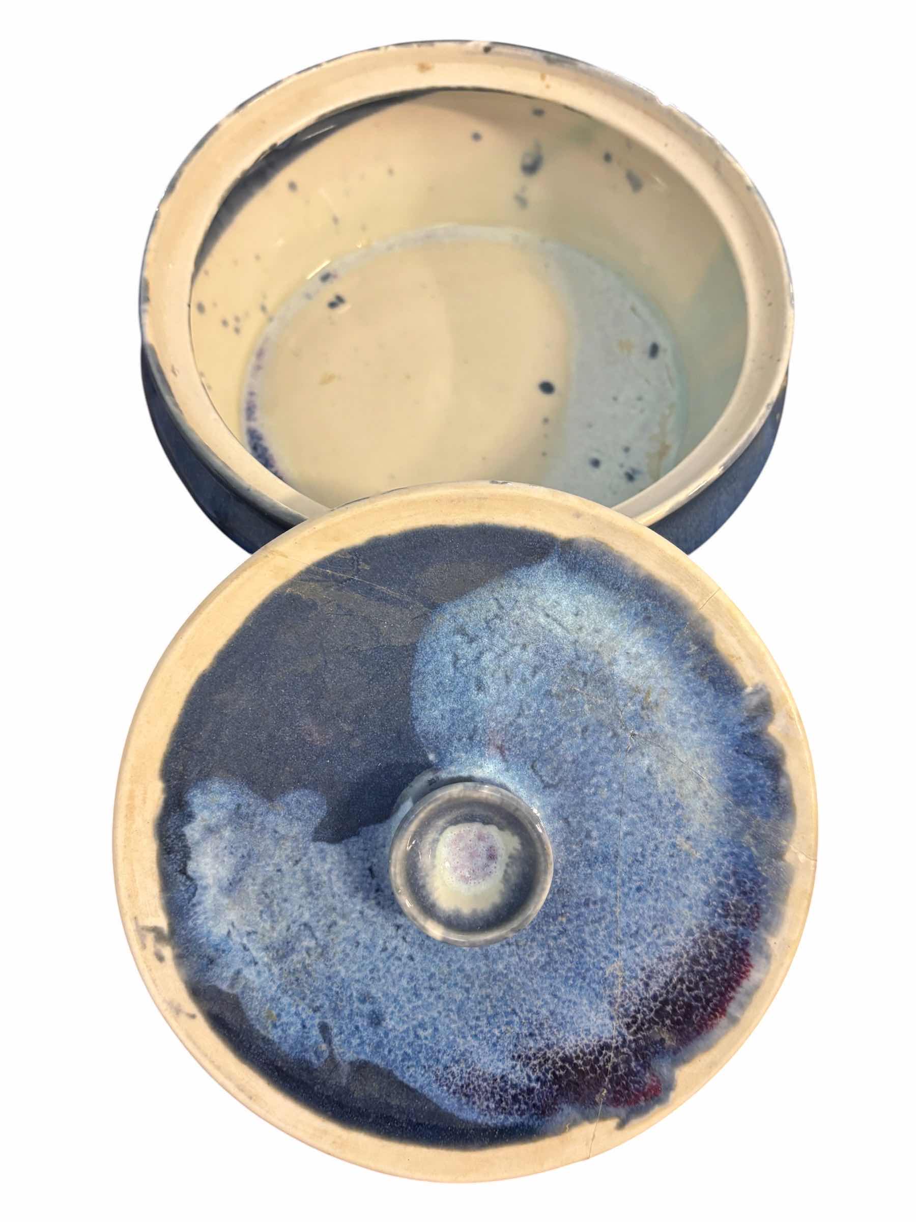 Photo 1 of LIDDED STUDIO POTTERY - 3 PIECES