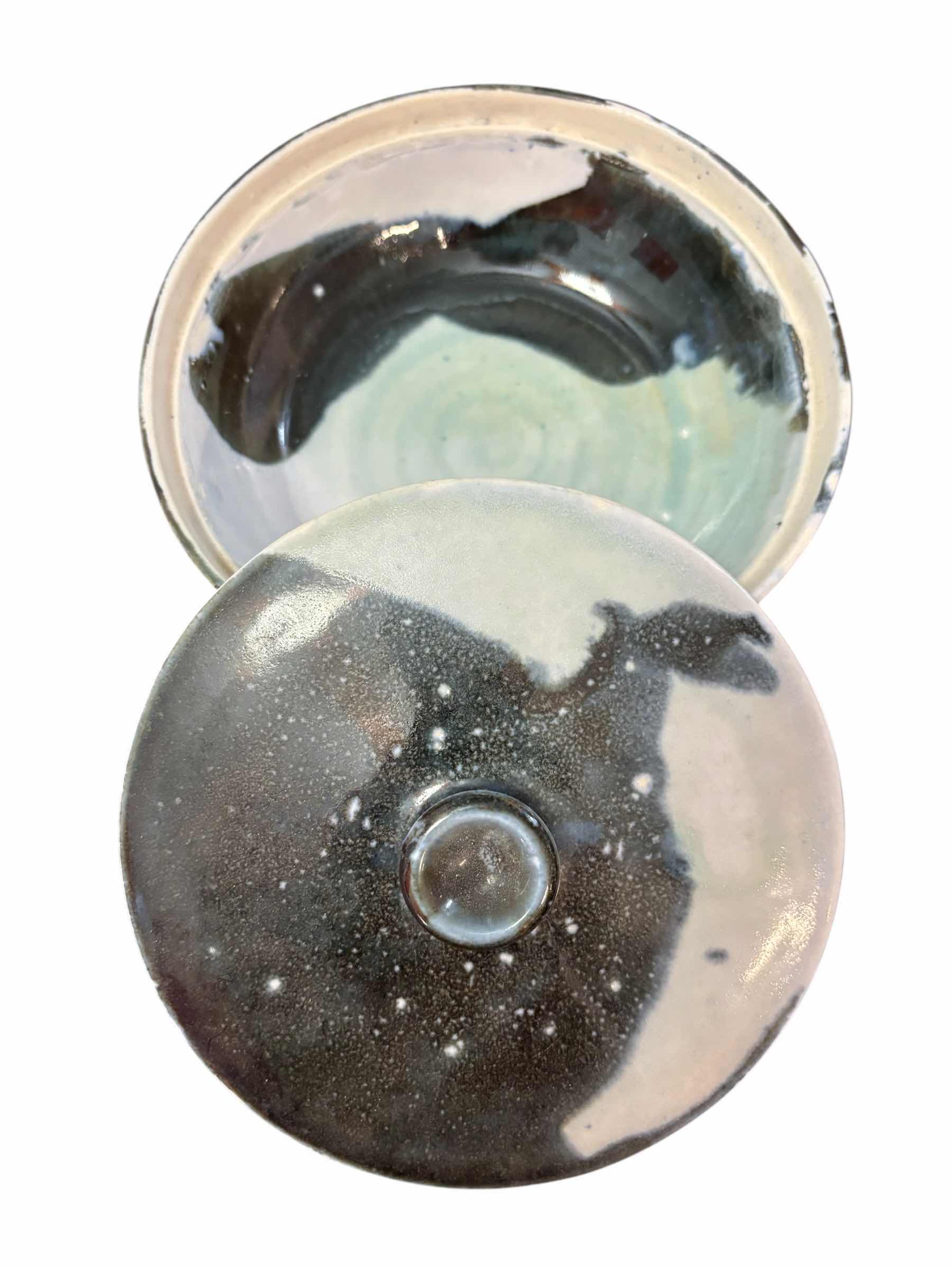 Photo 1 of LIDDED STUDIO POTTERY - 3 PIECES