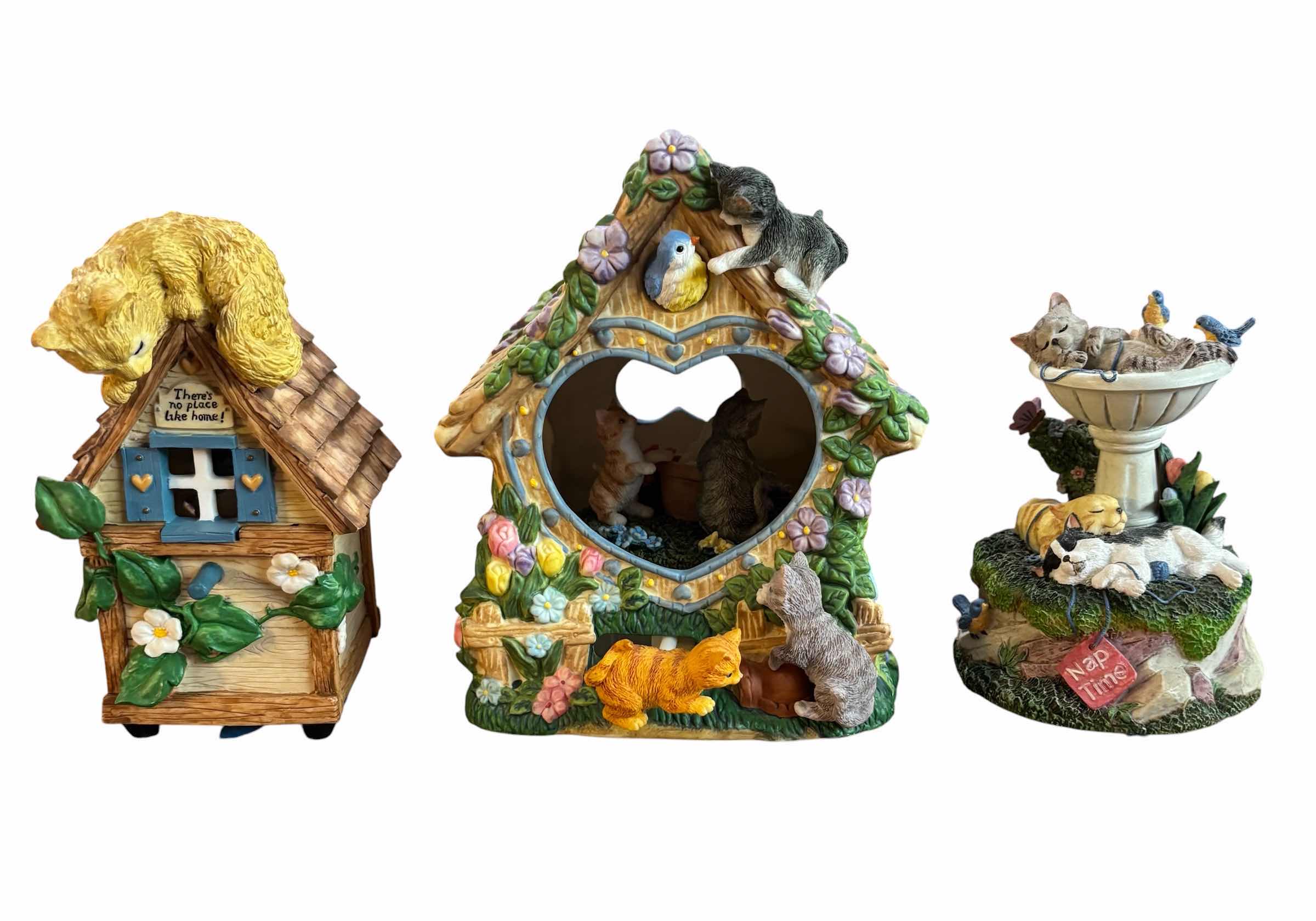 Photo 1 of CAT THEMED MUSICAL BOXES (3)
