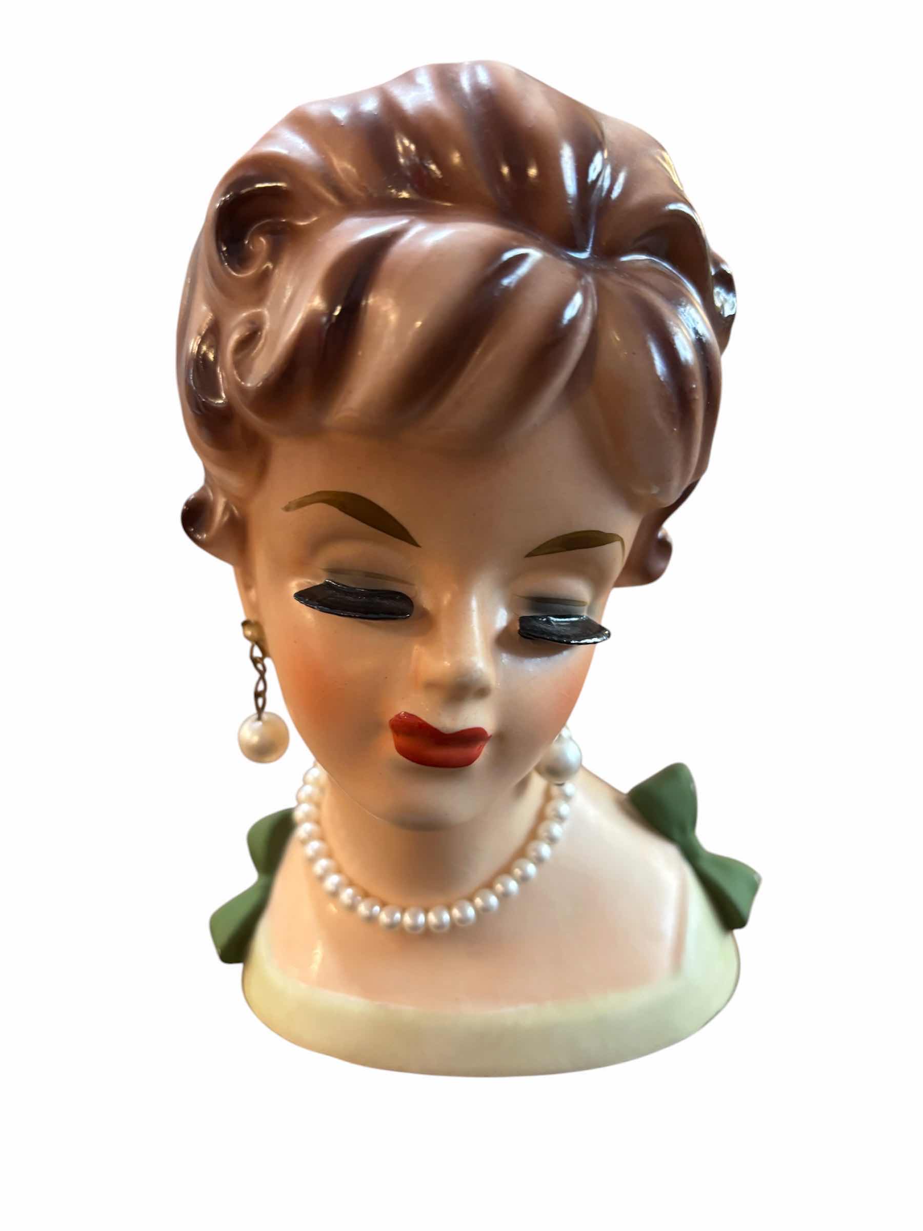 Photo 1 of VINTAGE LADY HEAD VASE