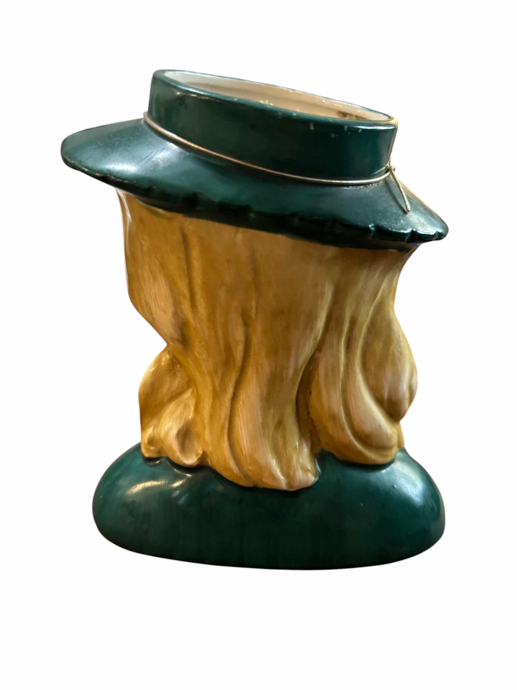 Photo 1 of VINTAGE CERAMIC LADY HEAD VASE $45