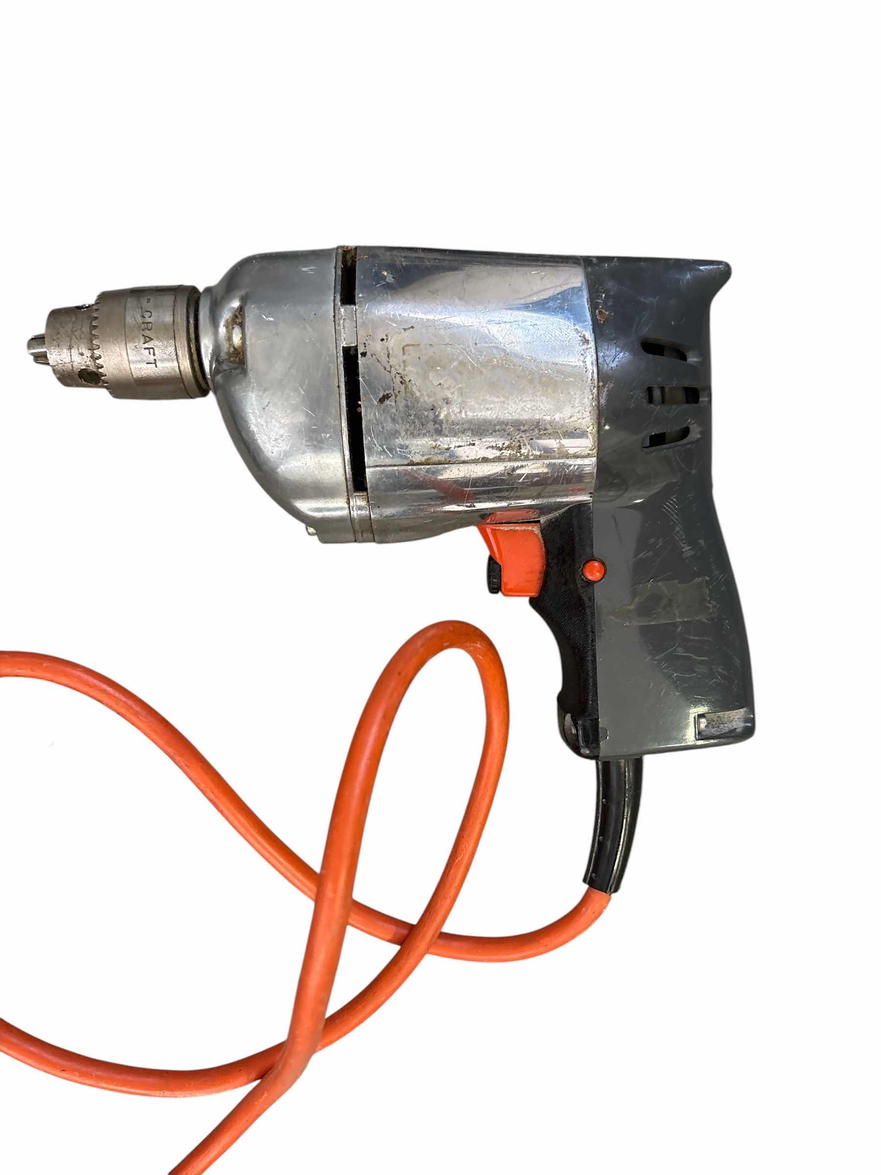 Photo 1 of (9)PCS TOOLS- STAPLE GUN, ELECTRIC DRILL & HAND SAW