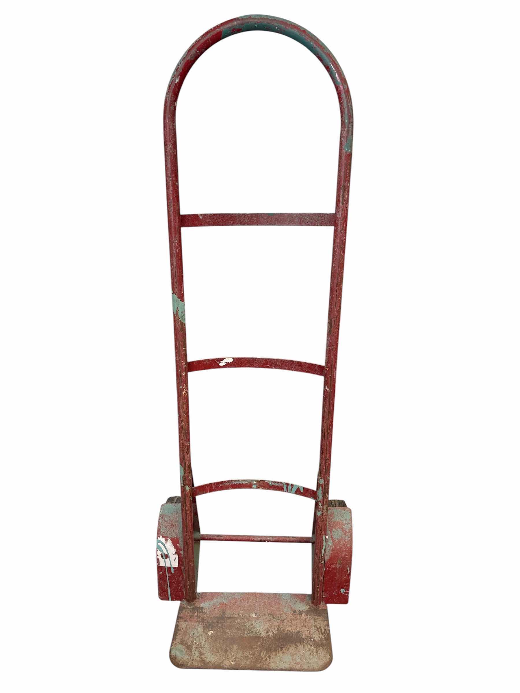 Photo 1 of VINTAGE STEEL RED HAND TRUCK H49”