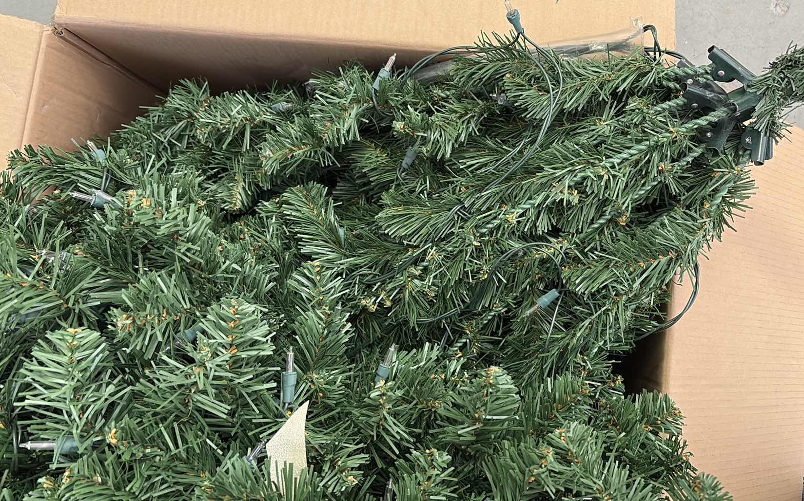 Photo 1 of SPRUCE PRE-LIT ARTIFICIAL CHRISTMAS TREE H7.5’