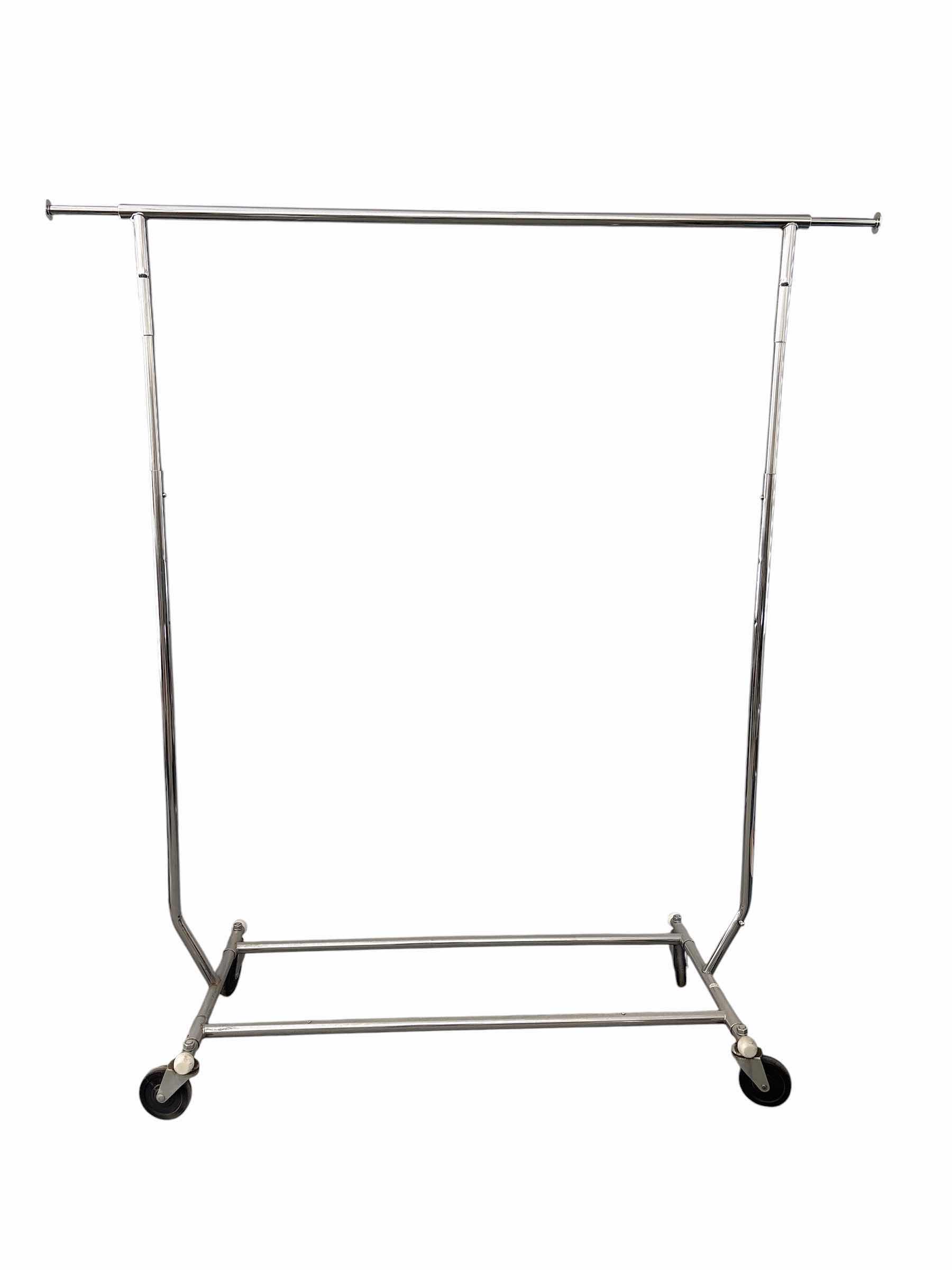 Photo 1 of COMMERCIAL GRADE ADJUSTABLE ROLLING GARMENT RACK H66”