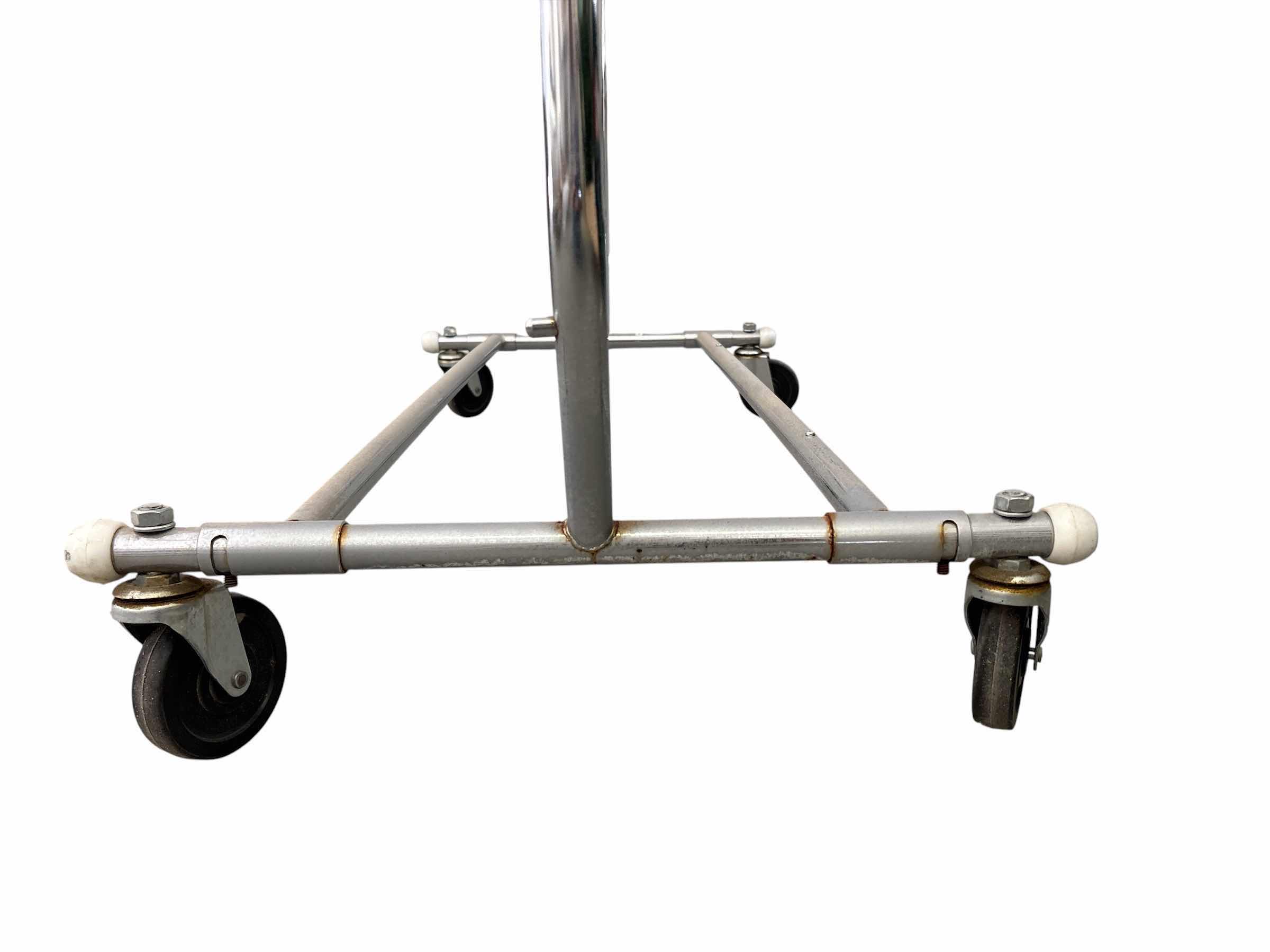 Photo 1 of COMMERCIAL GRADE ADJUSTABLE ROLLING GARMENT RACK H66”