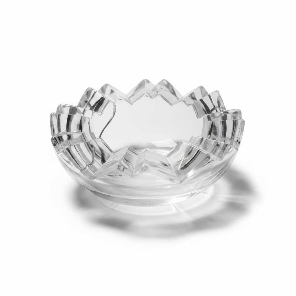 Photo 1 of (2)PCS VINTAGE ROSENTHAL GERMANY STUDIO LINE CRYSTAL ASHTRAY 4.5”