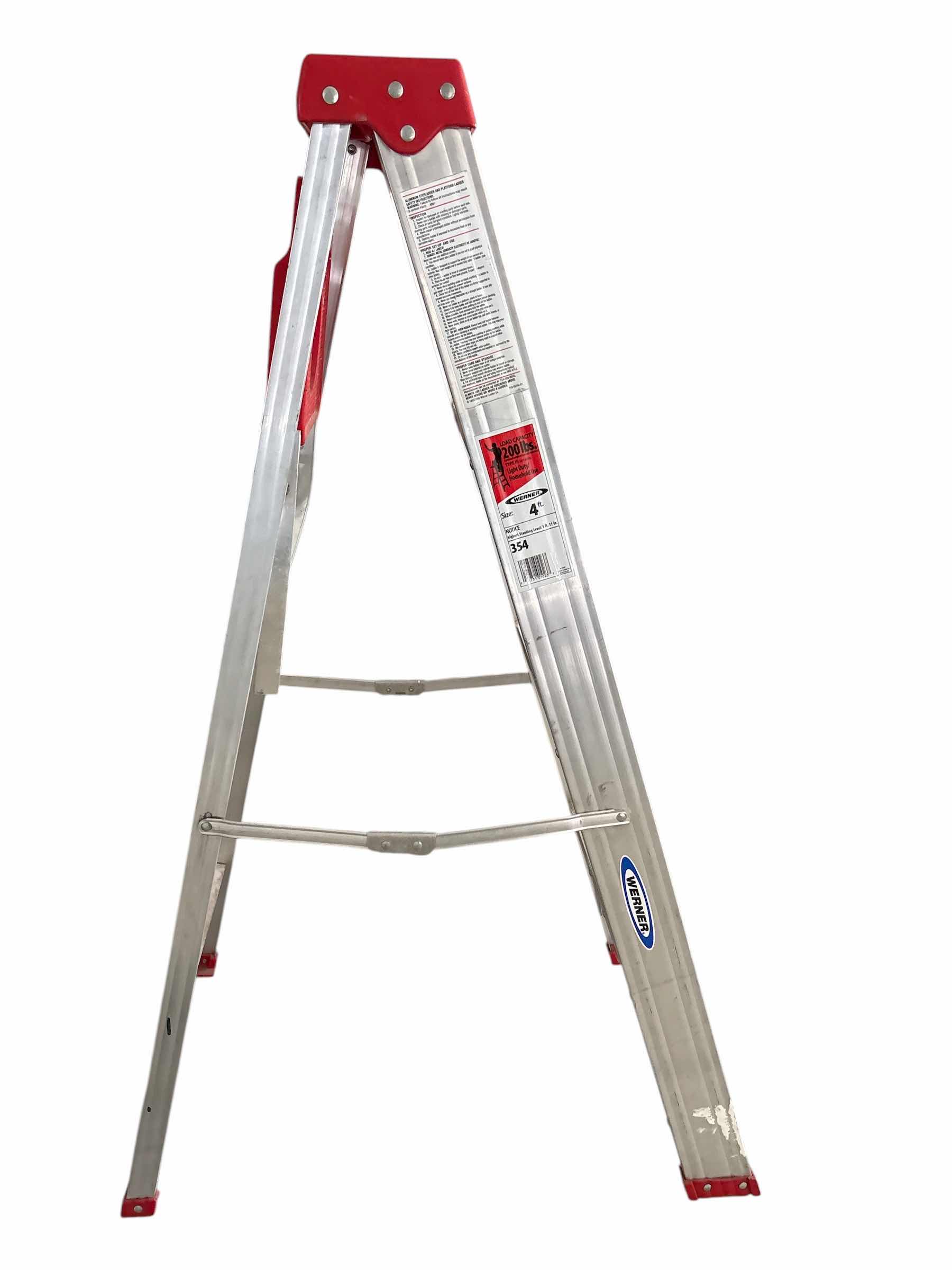 Photo 1 of WERNER LADDER W RED WORK TRAY H4’