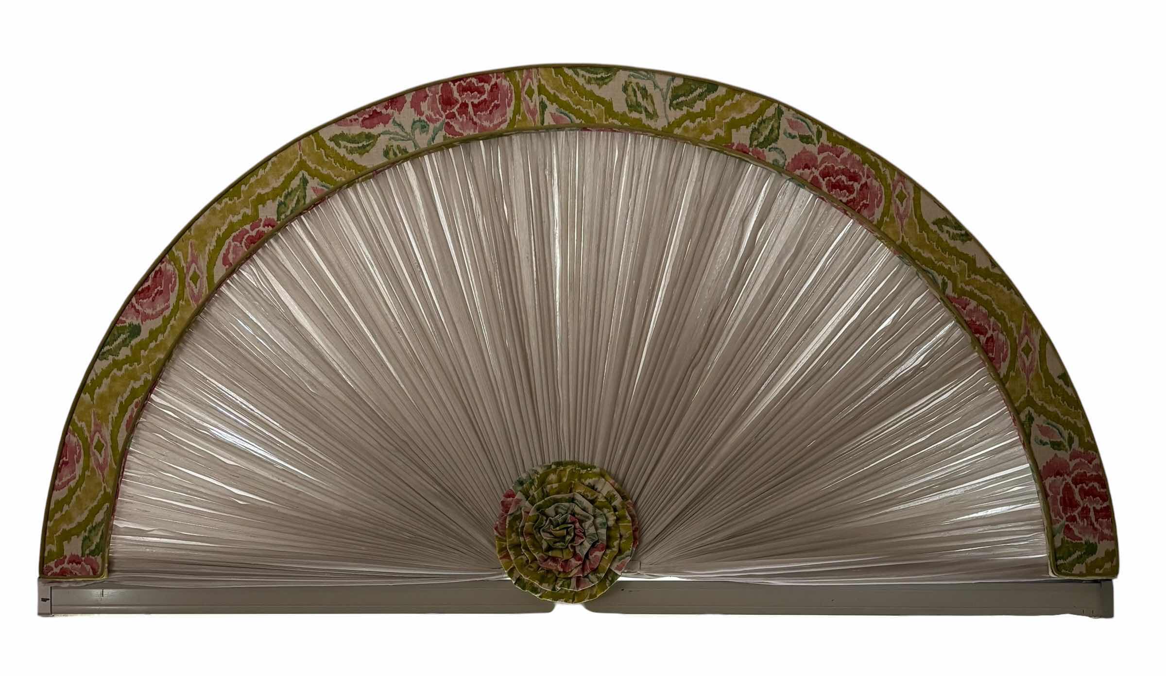 Photo 1 of MATCHING SET OF PILLOWS & CURTAINS: ARCHED WINDOW SHADE 62” L X 30”H (SEE NOTES)
