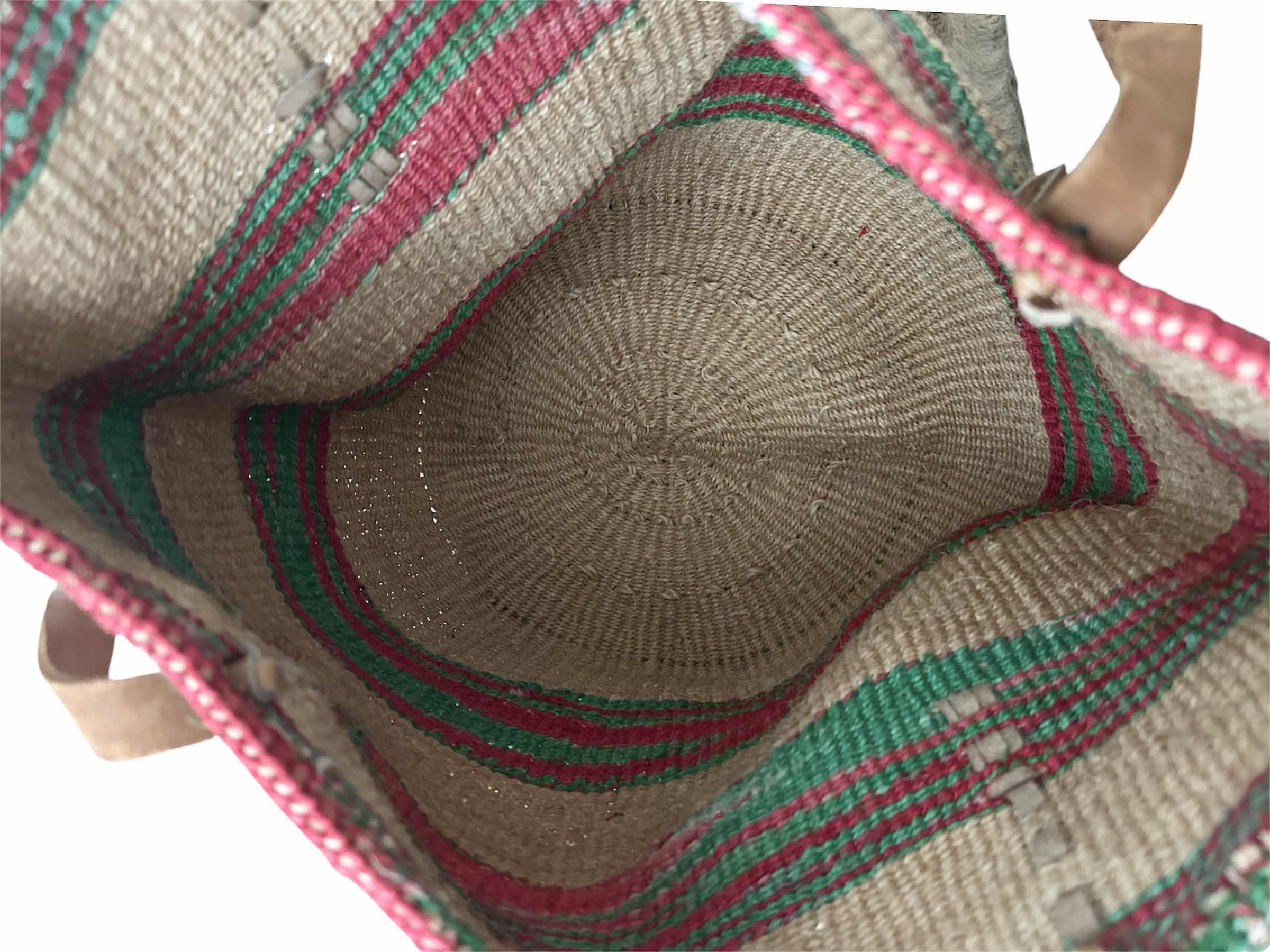 View 3 of KENYA-MADE WOVEN SISAL FIBER MARKET TOTE BAG