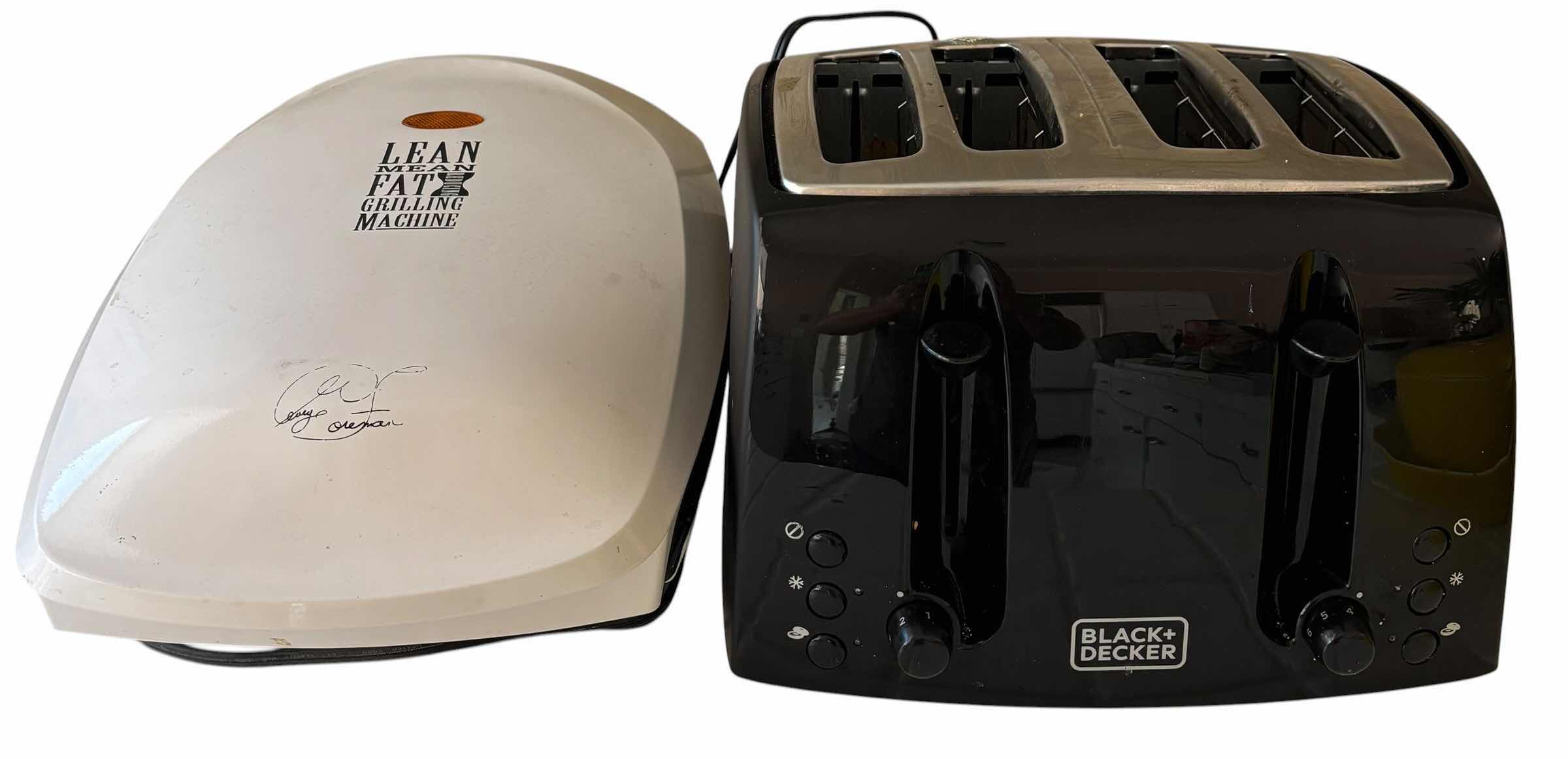 Photo 1 of LEAN MEAN FAT GRILLING MACHINE & BLACK & DECKER TOASTER