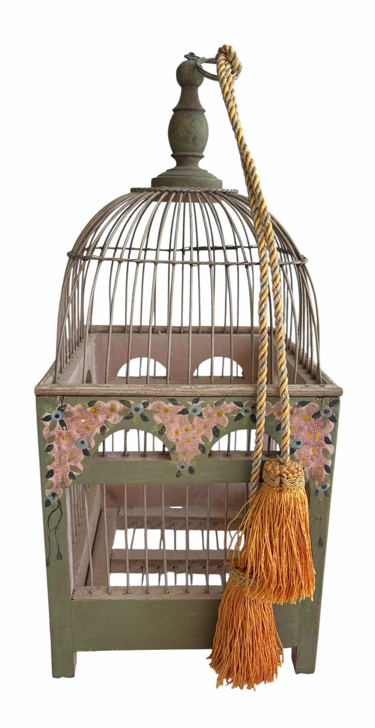 Photo 1 of DECORATIVE BIRDCAGE 7” X 7” X 16”H