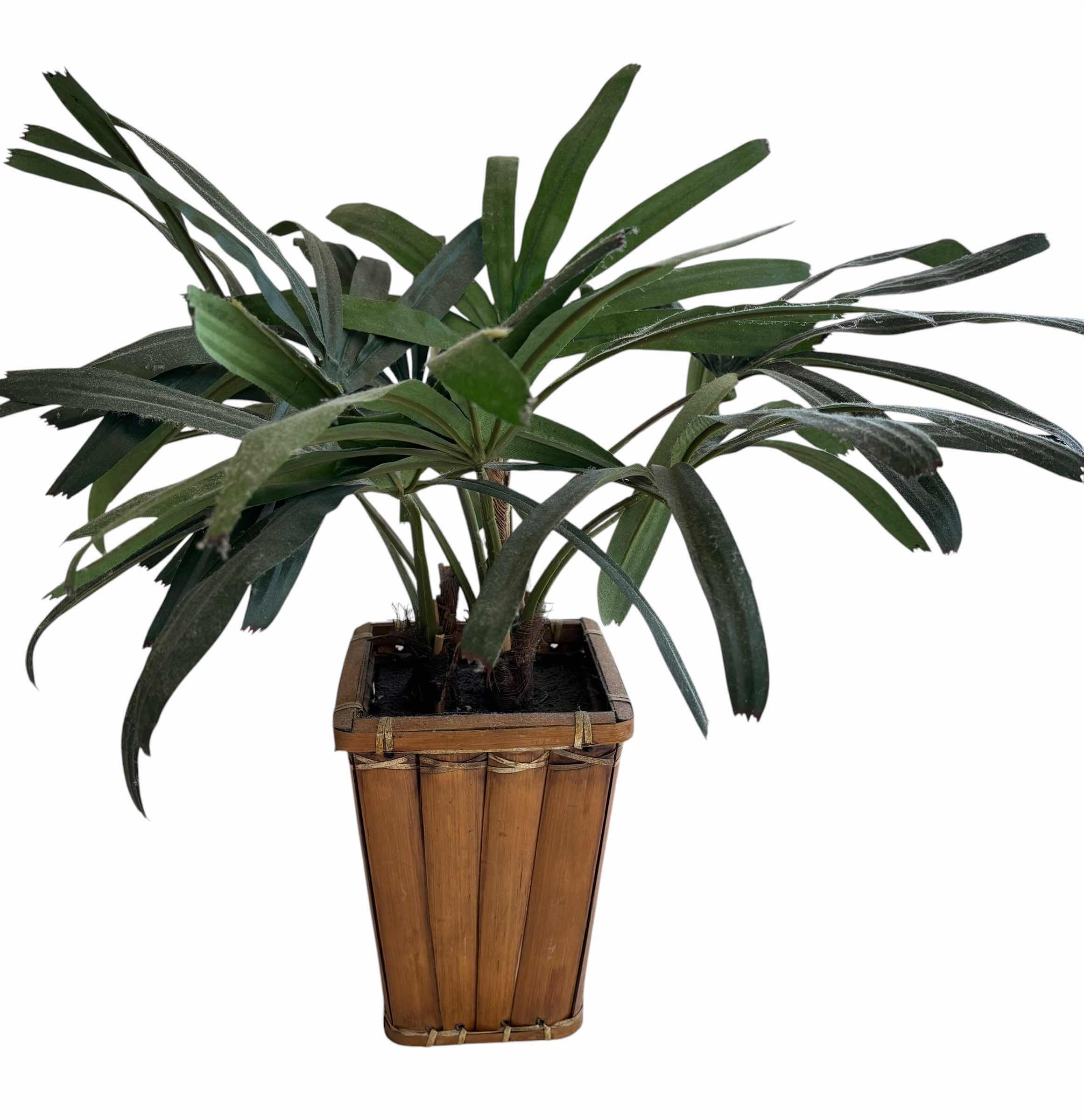 Photo 1 of ARTIFICIAL PLANTS (2) ORCHID H28” & PALM H21”