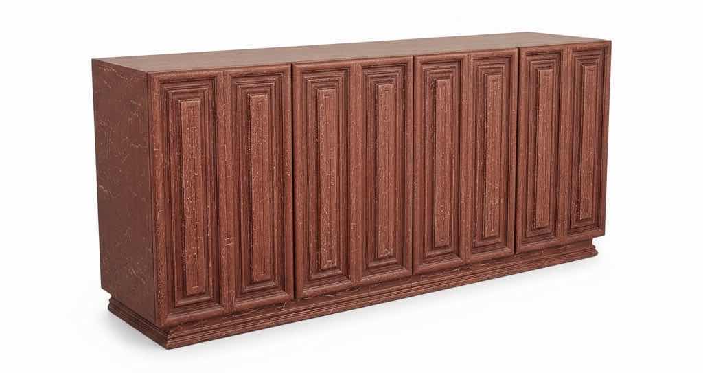 Photo 1 of RUSTIC STYLED VINTAGE CREDENZA WITH DOOR PANEL DETAILING $9500