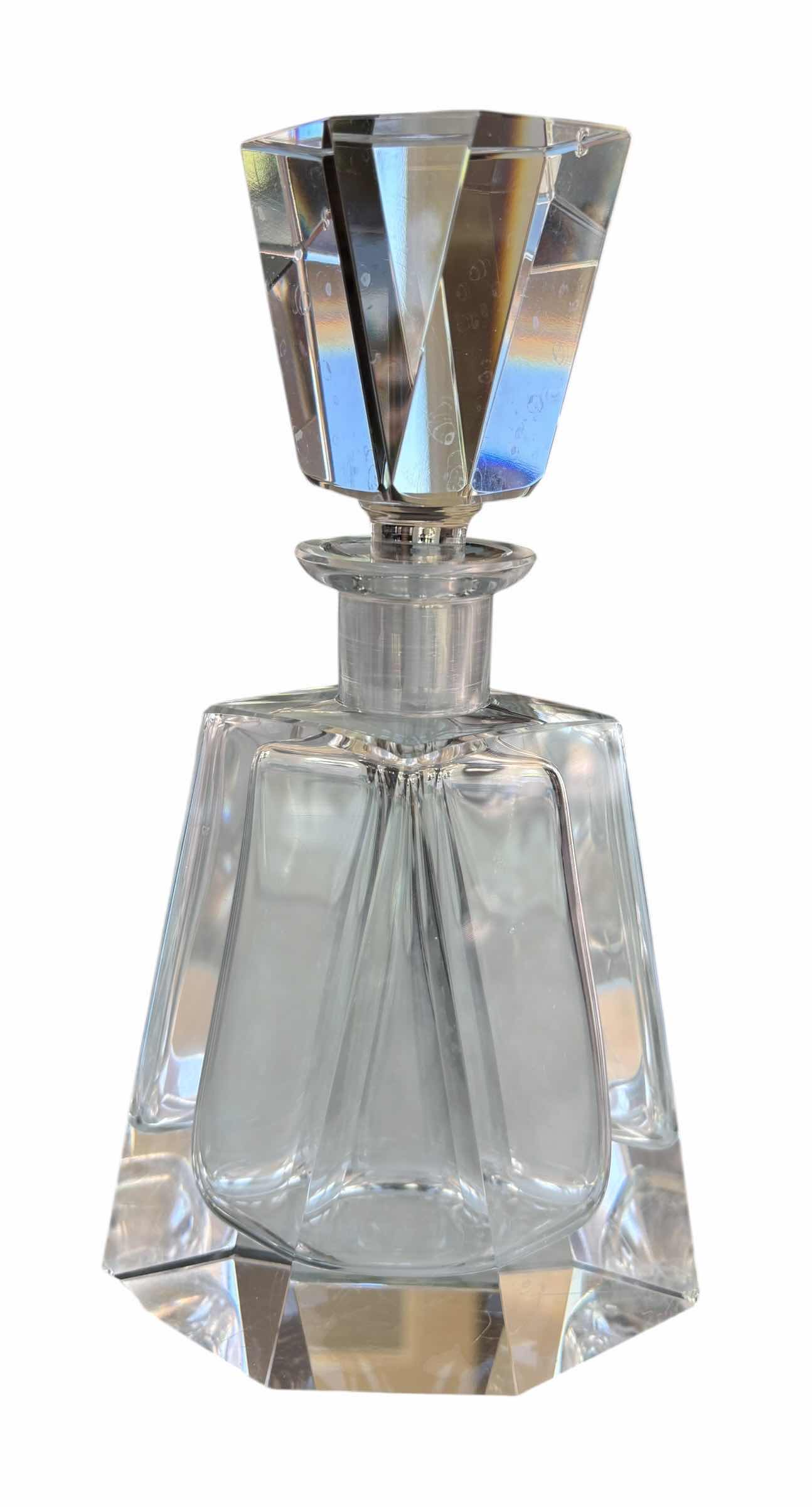 View 1 of VINTAGE CRYSTAL DECANTER H10.5” $265