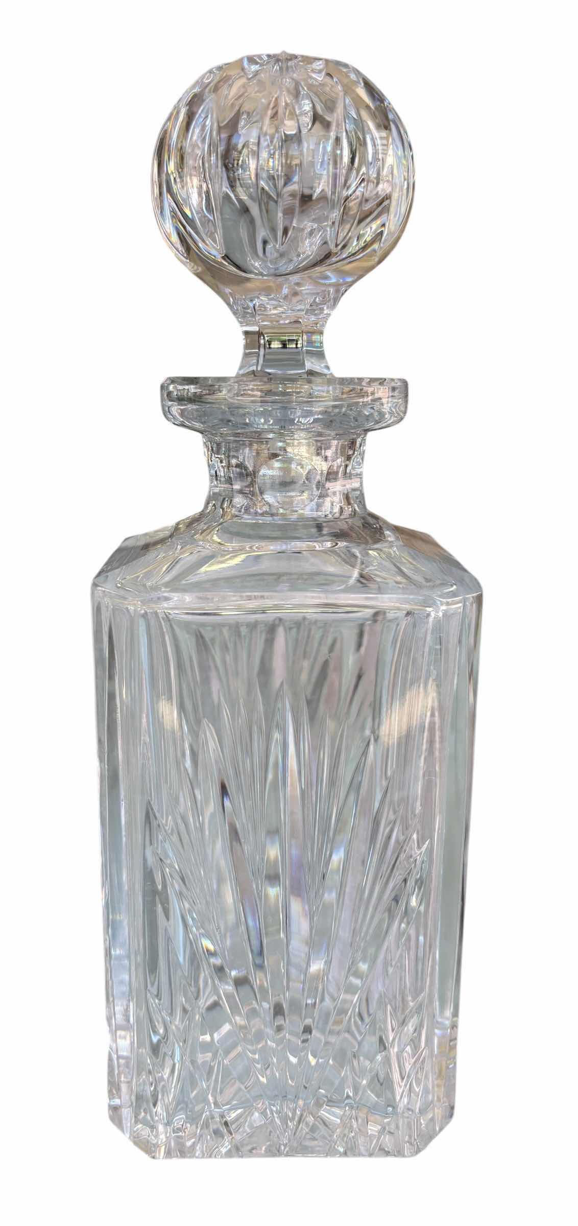 Photo 1 of VINTAGE CRYSTAL DECANTER H9”