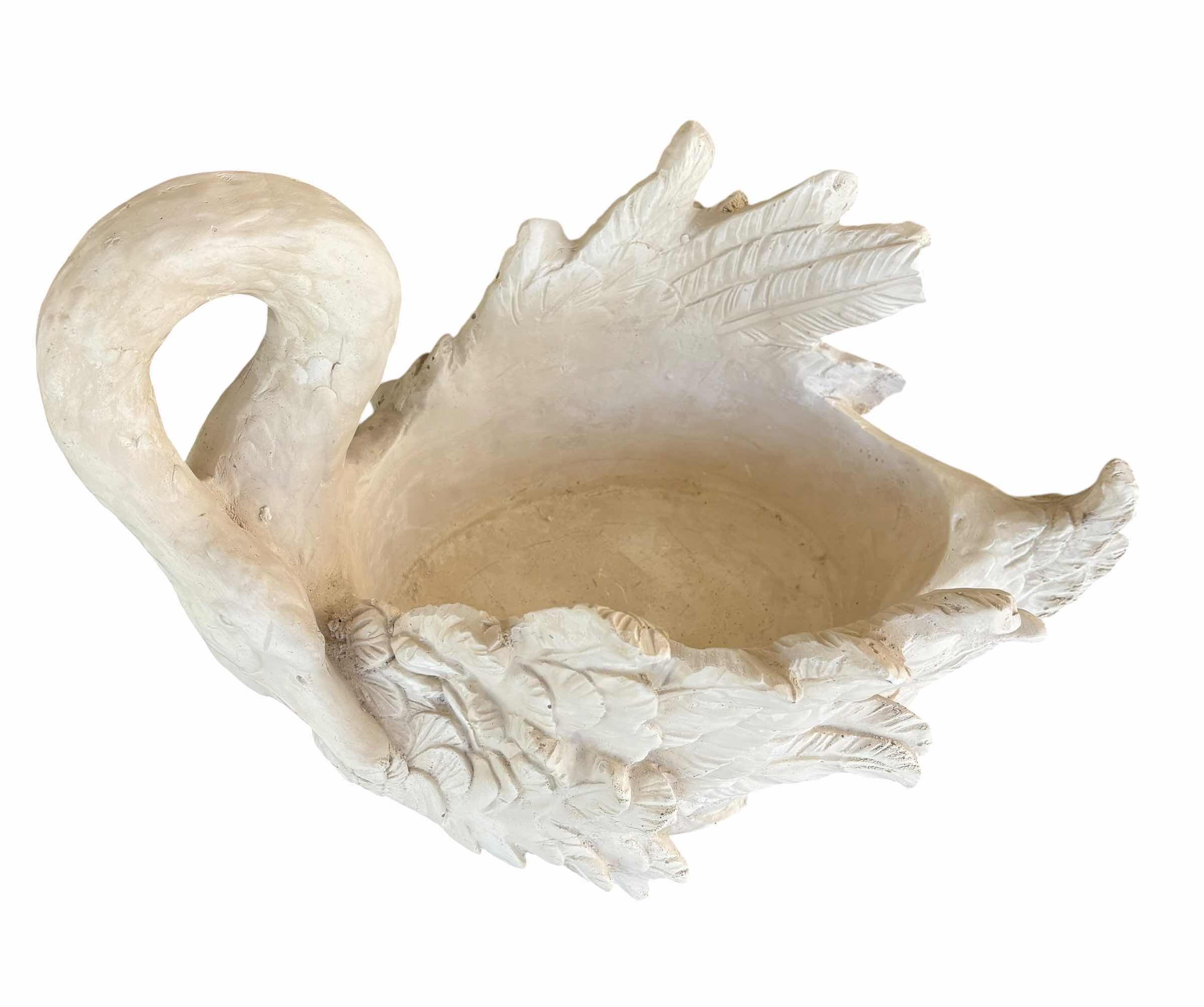 Photo 1 of HEAVY SWAN PLANTER 18”L & H12”