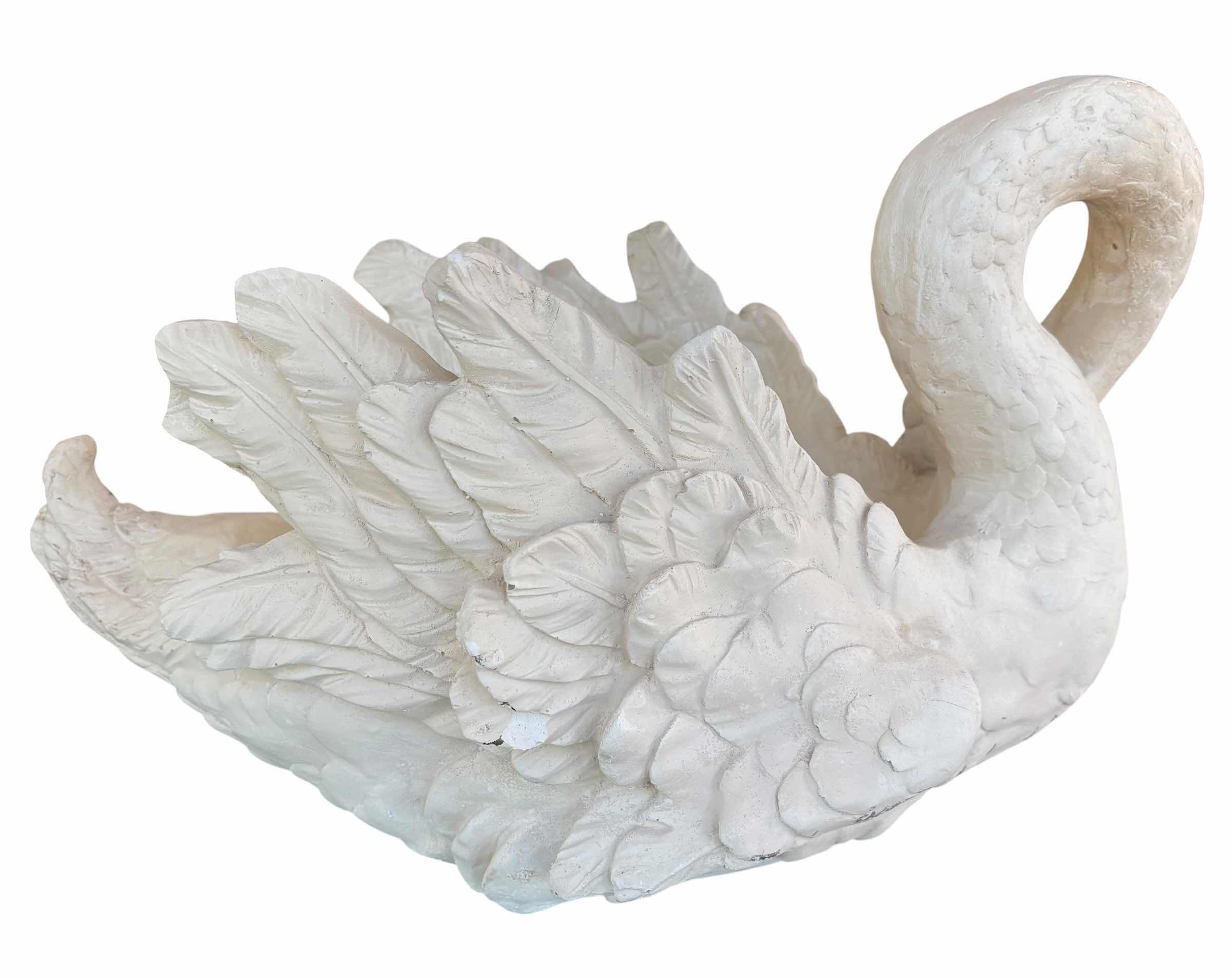 Photo 1 of HEAVY SWAN PLANTER 18”L & H12”