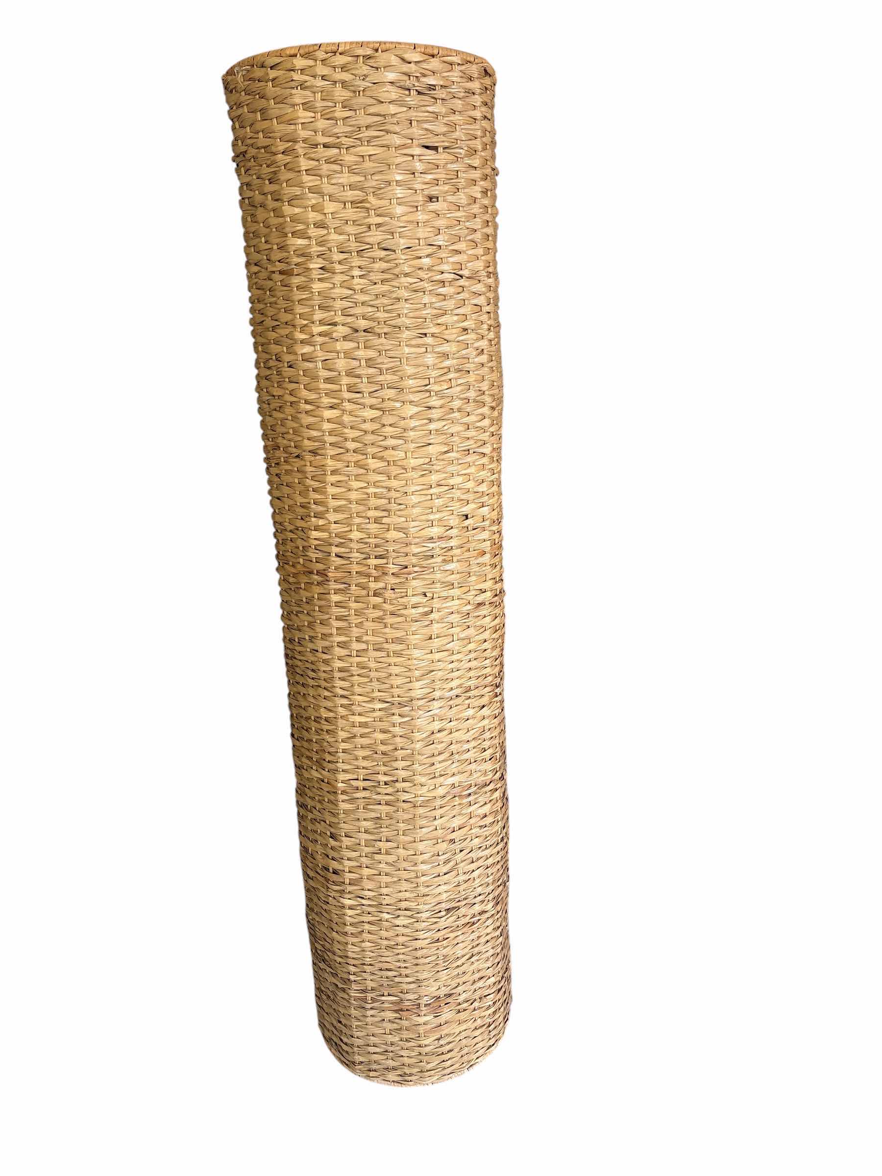 Photo 1 of TALL WICKER/RATTAN FLOOR LAMP W FOOT SWITCH H31.5”