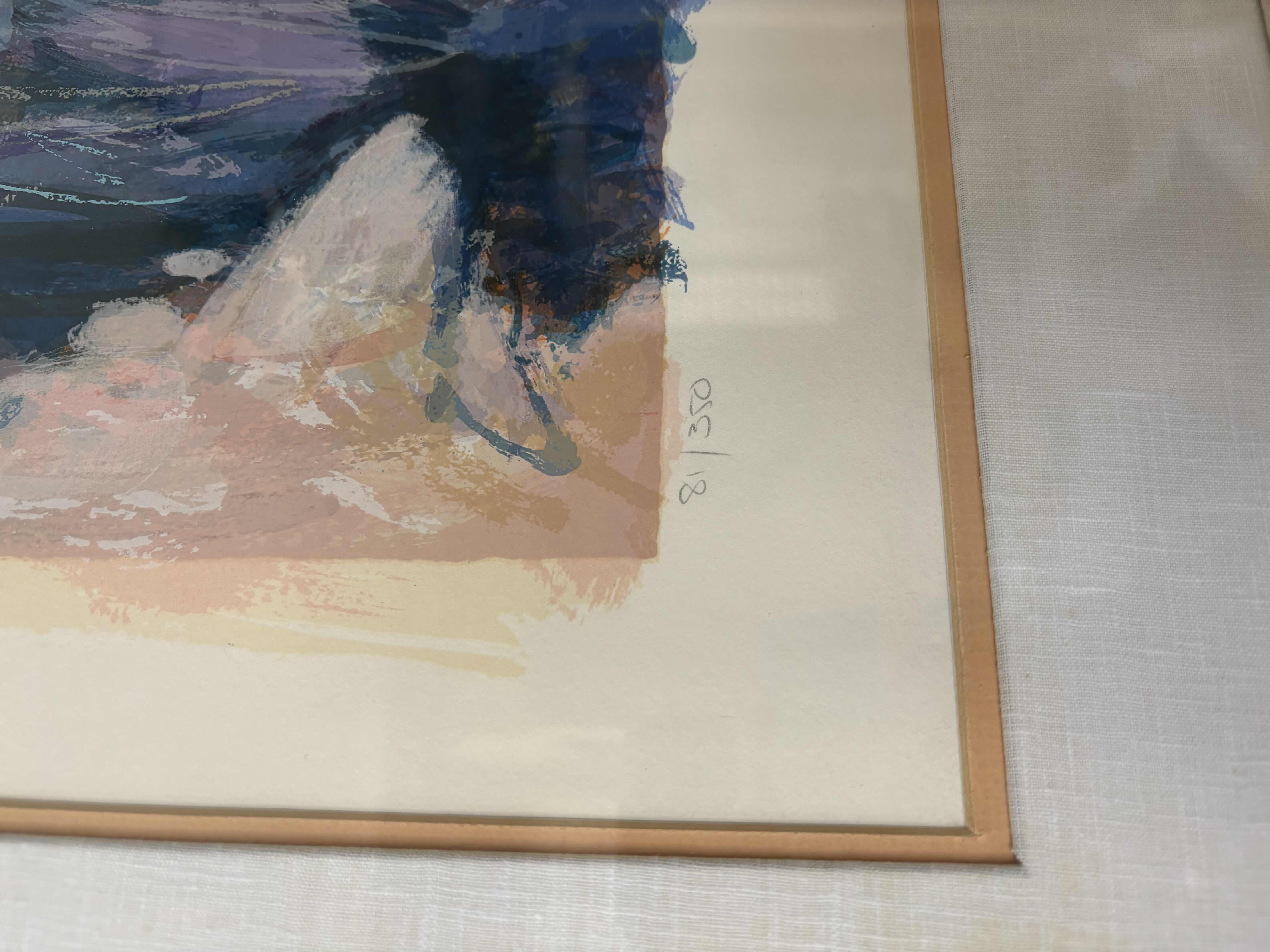 Photo 1 of ALDO LUONGO SIGNED & NUMBERED ART PRINT 43” X 53”